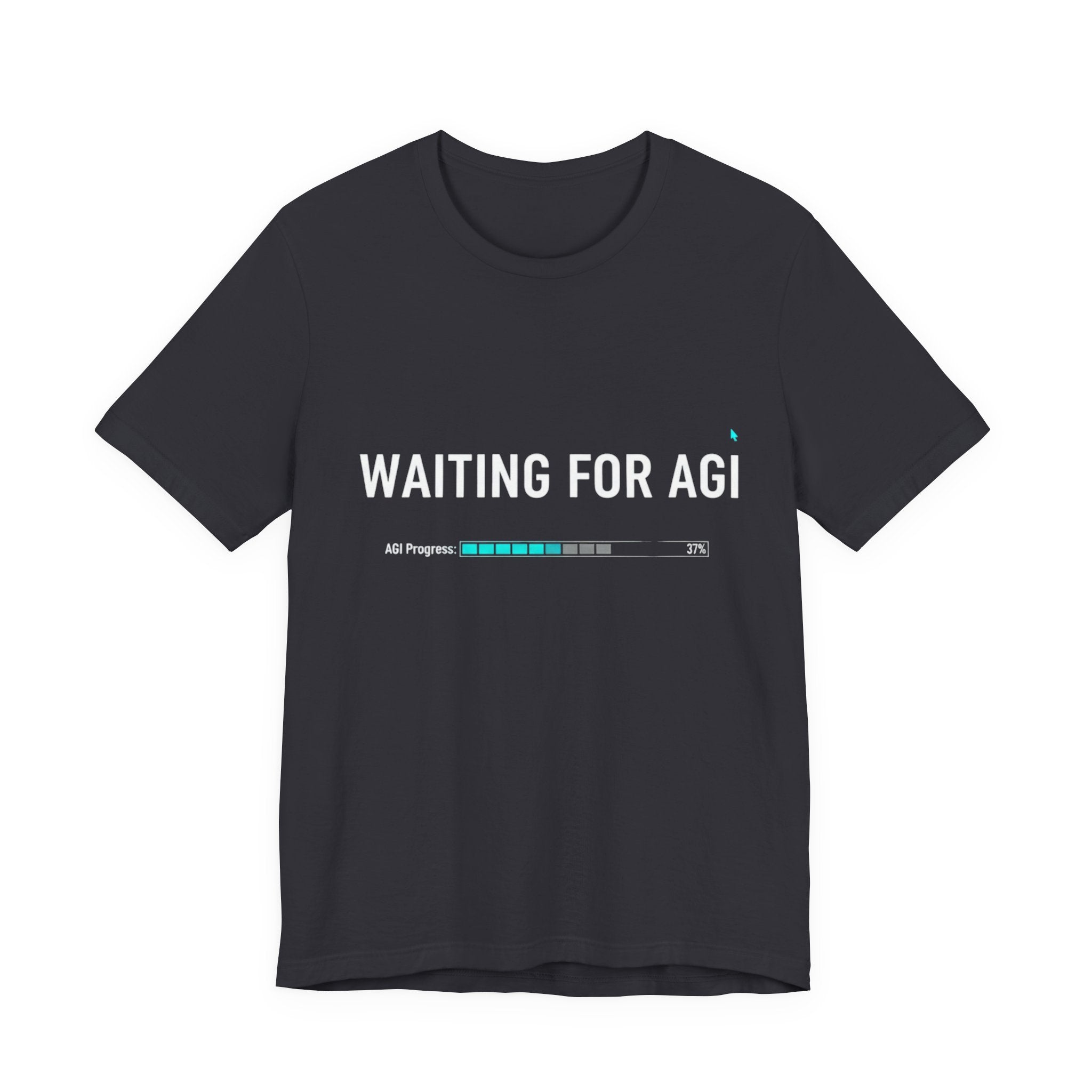 Waiting for AGI T-Shirt — Futuristic AI Humor Tee