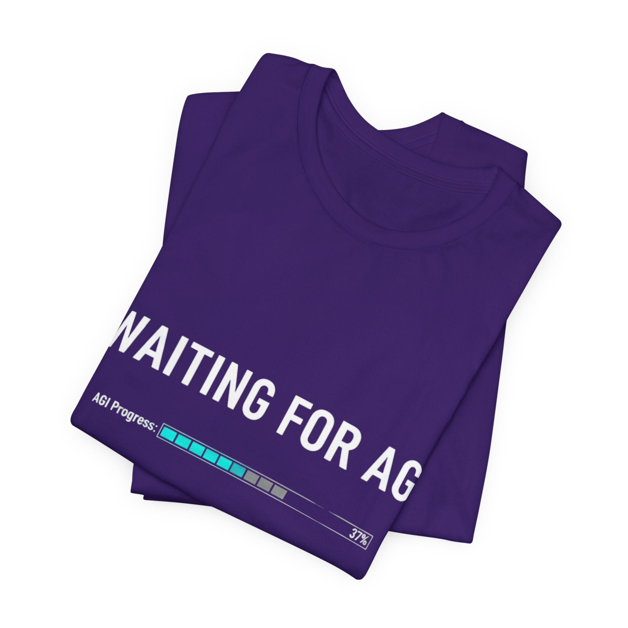 Waiting for AGI T-Shirt — Futuristic AI Humor Tee