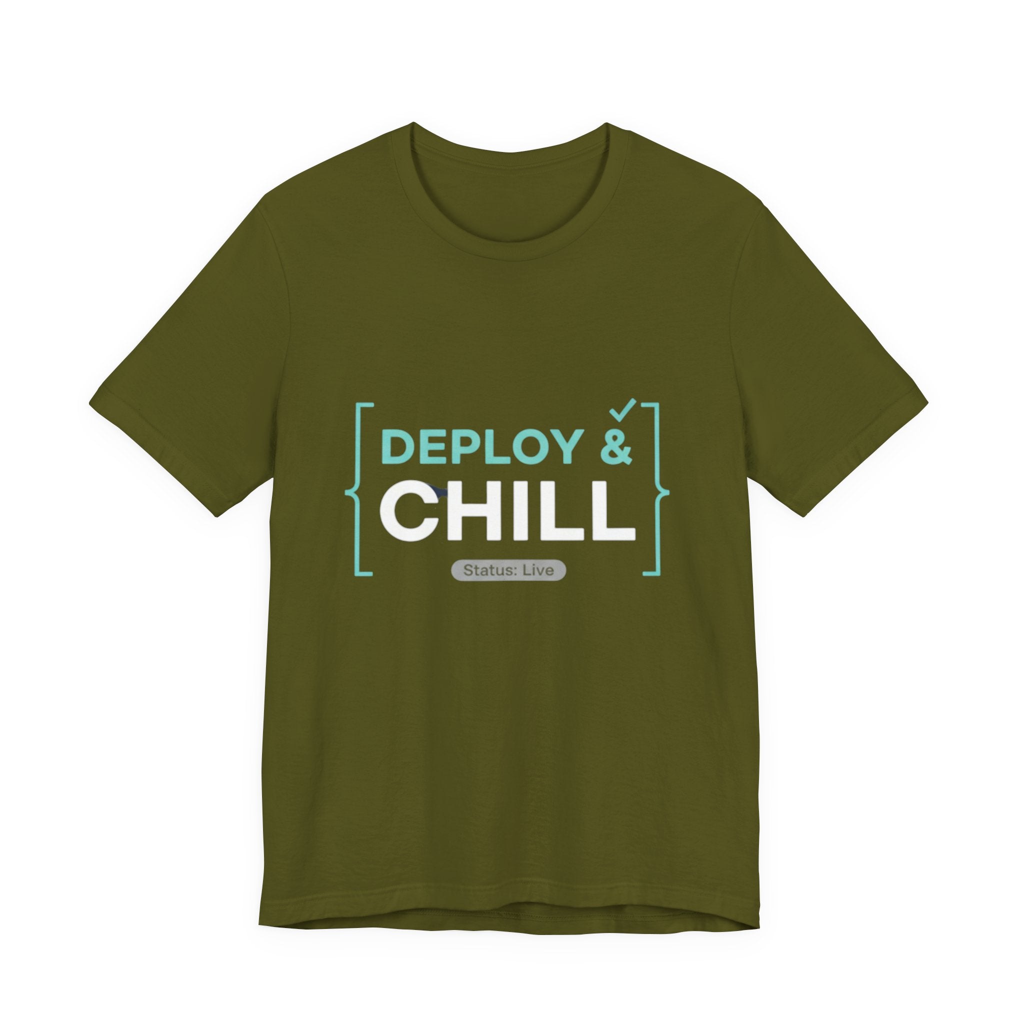 Deploy & Chill Tee — Military Deployment Relaxed Fit T-Shirt