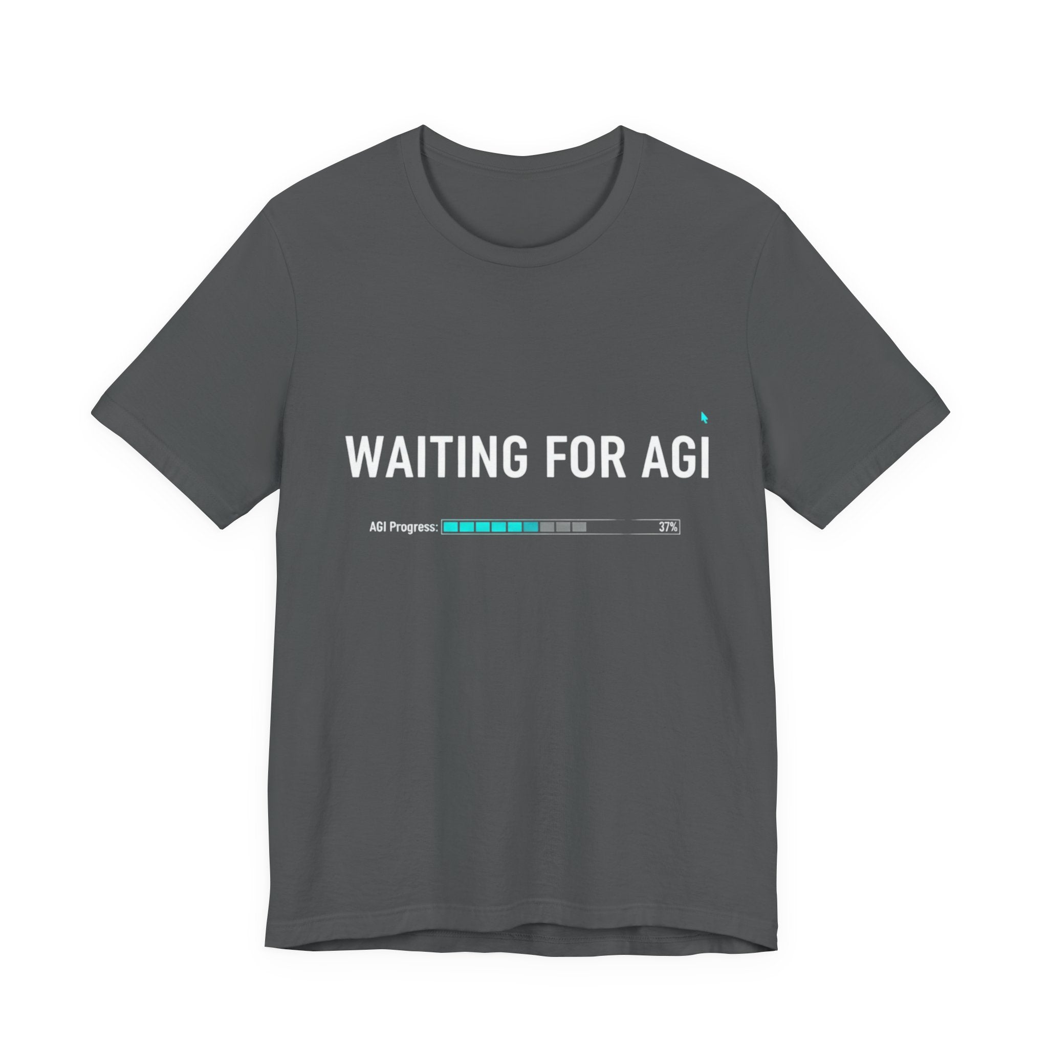 Waiting for AGI T-Shirt — Futuristic AI Humor Tee