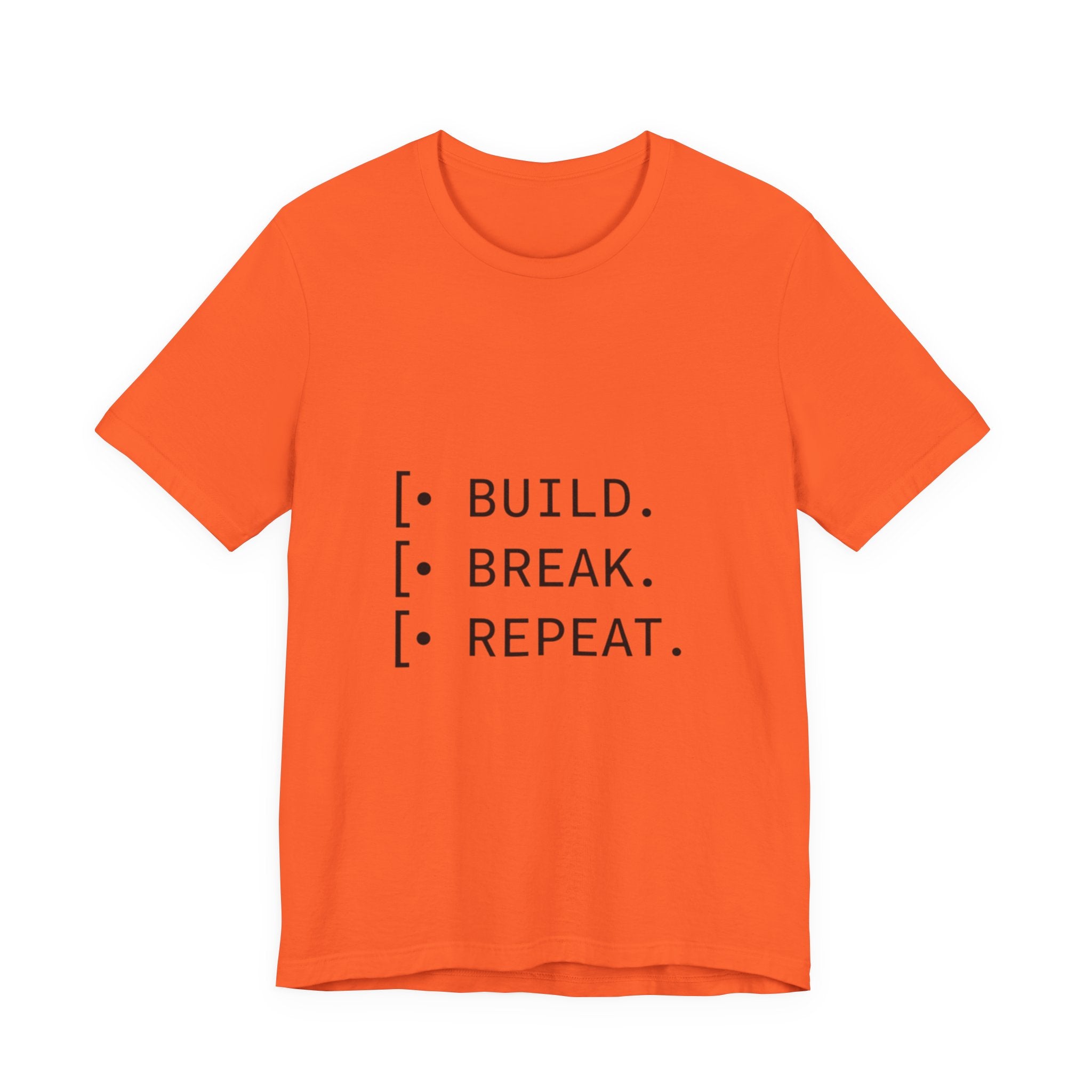 Software Dev Cycle Tee — Build, Break, Rebuild