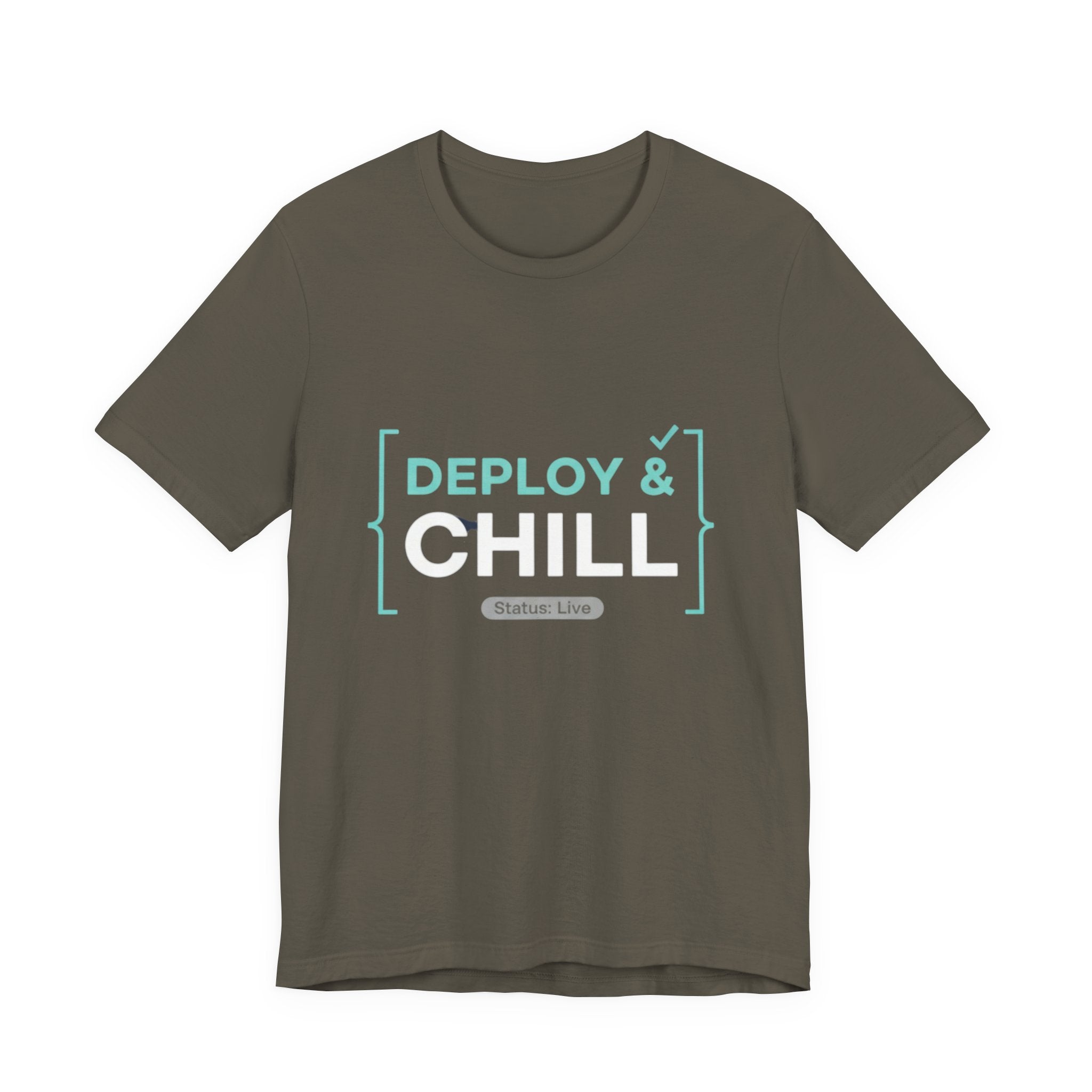 Deploy & Chill Tee — Military Deployment Relaxed Fit T-Shirt