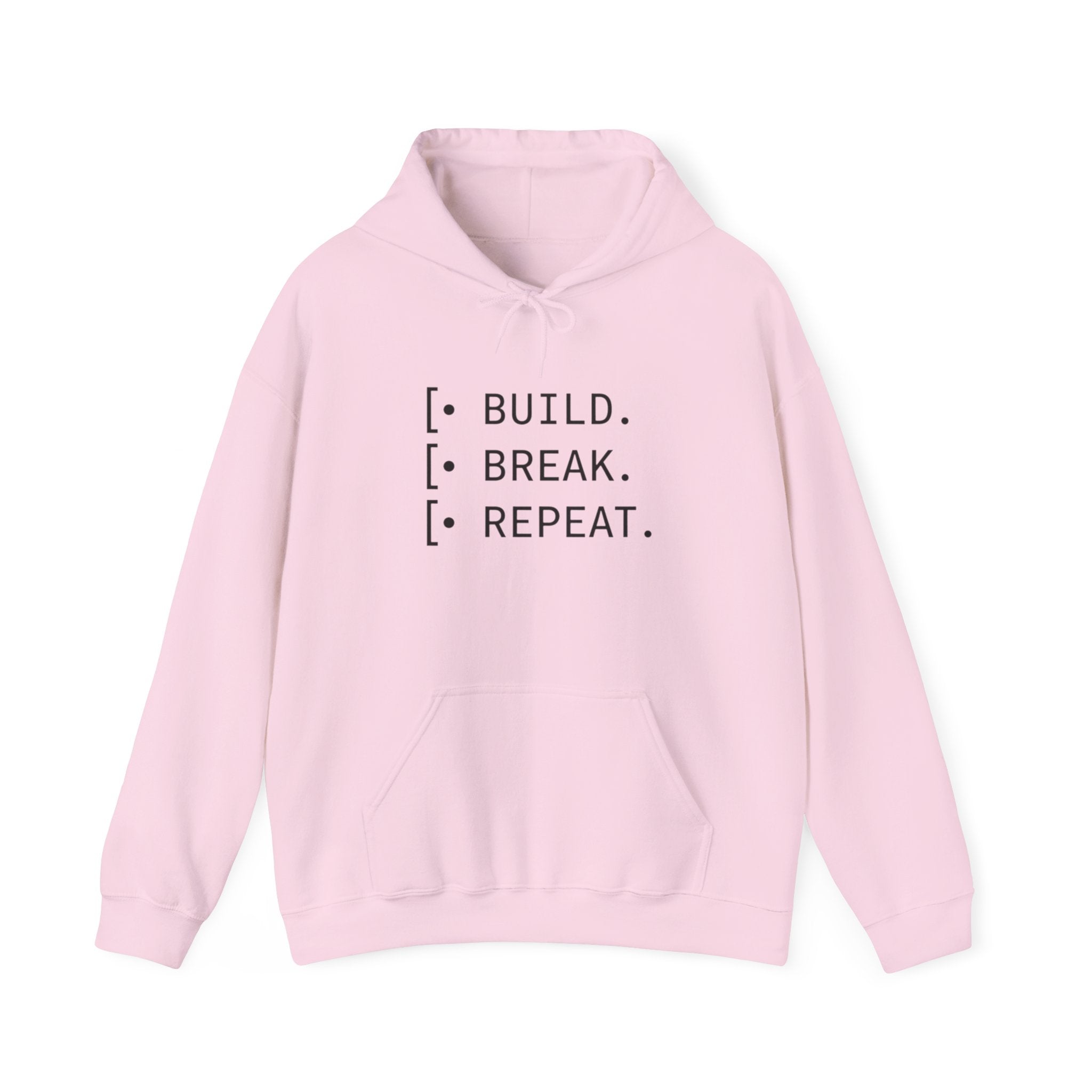 Cycle of Build, Break, Rebuild Hoodie — Software Dev & Entrepreneur Sweatshirt