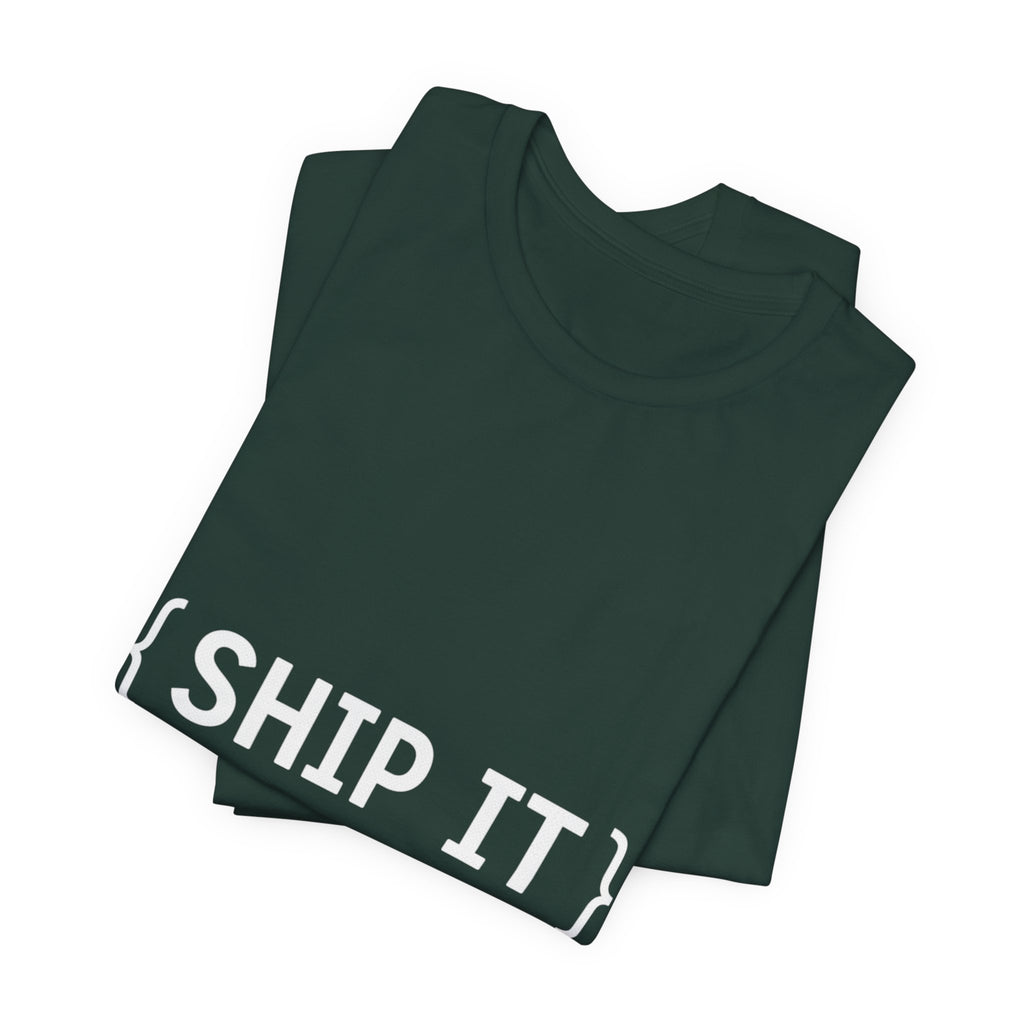 SHIP IT T-Shirt — Bold Graphic 'SHIP IT' Tee for Shippers & Packagers