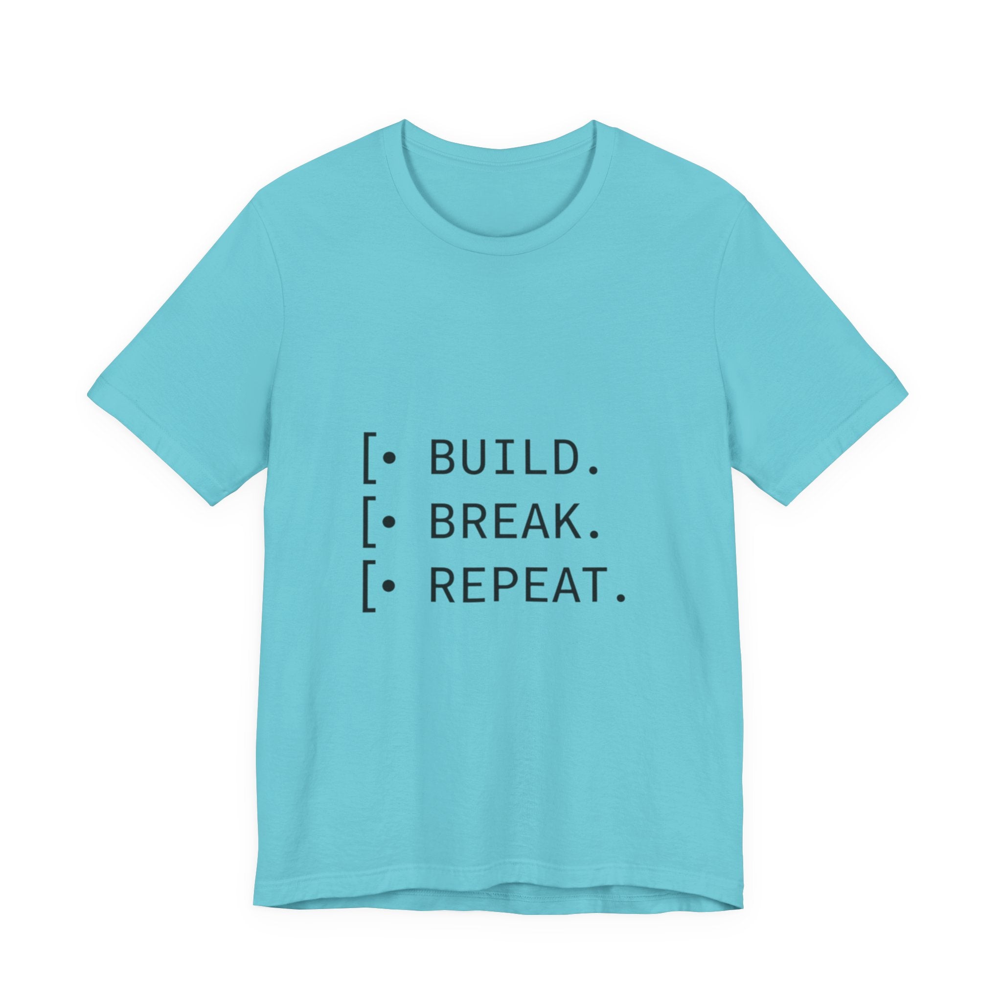 Software Dev Cycle Tee — Build, Break, Rebuild