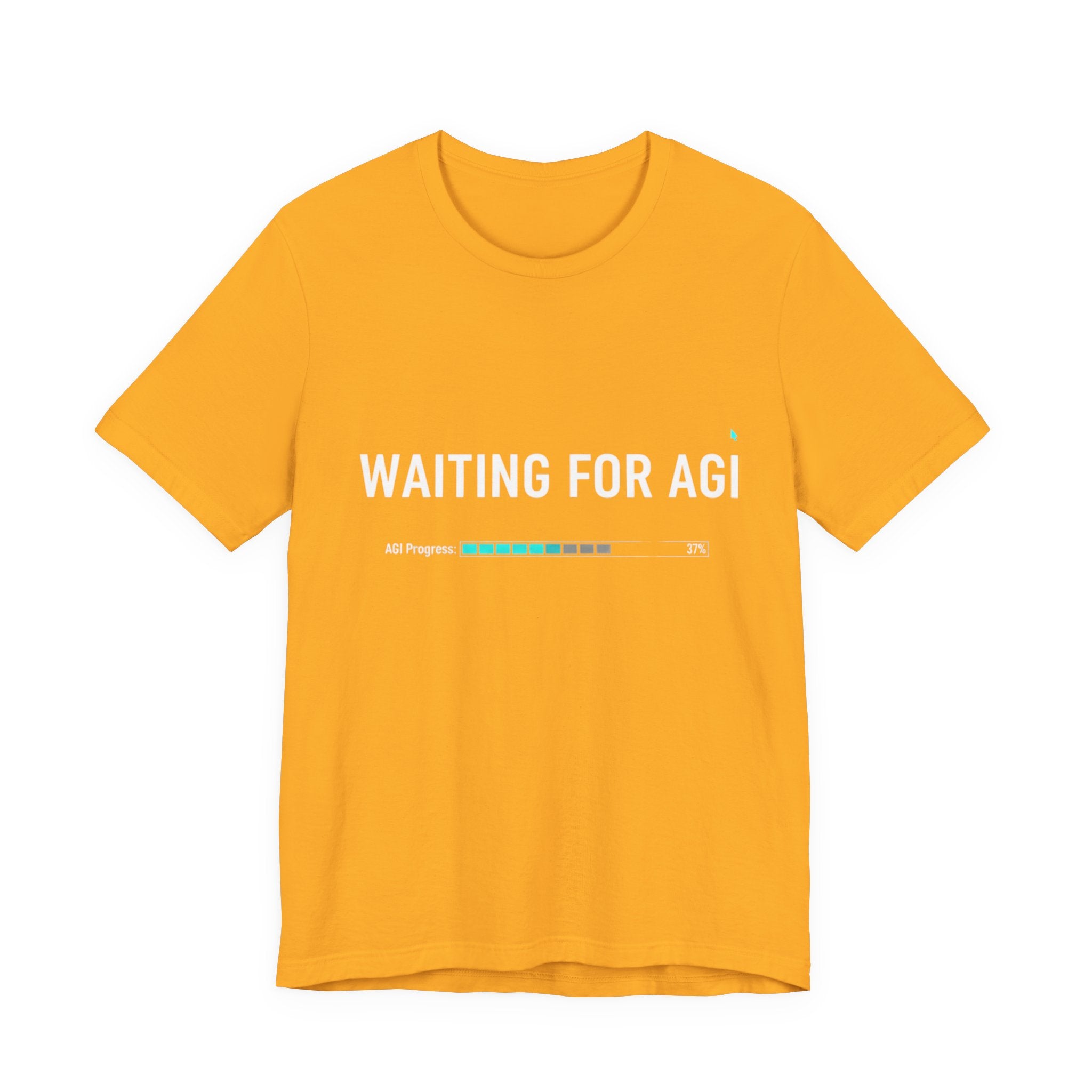 Waiting for AGI T-Shirt — Futuristic AI Humor Tee