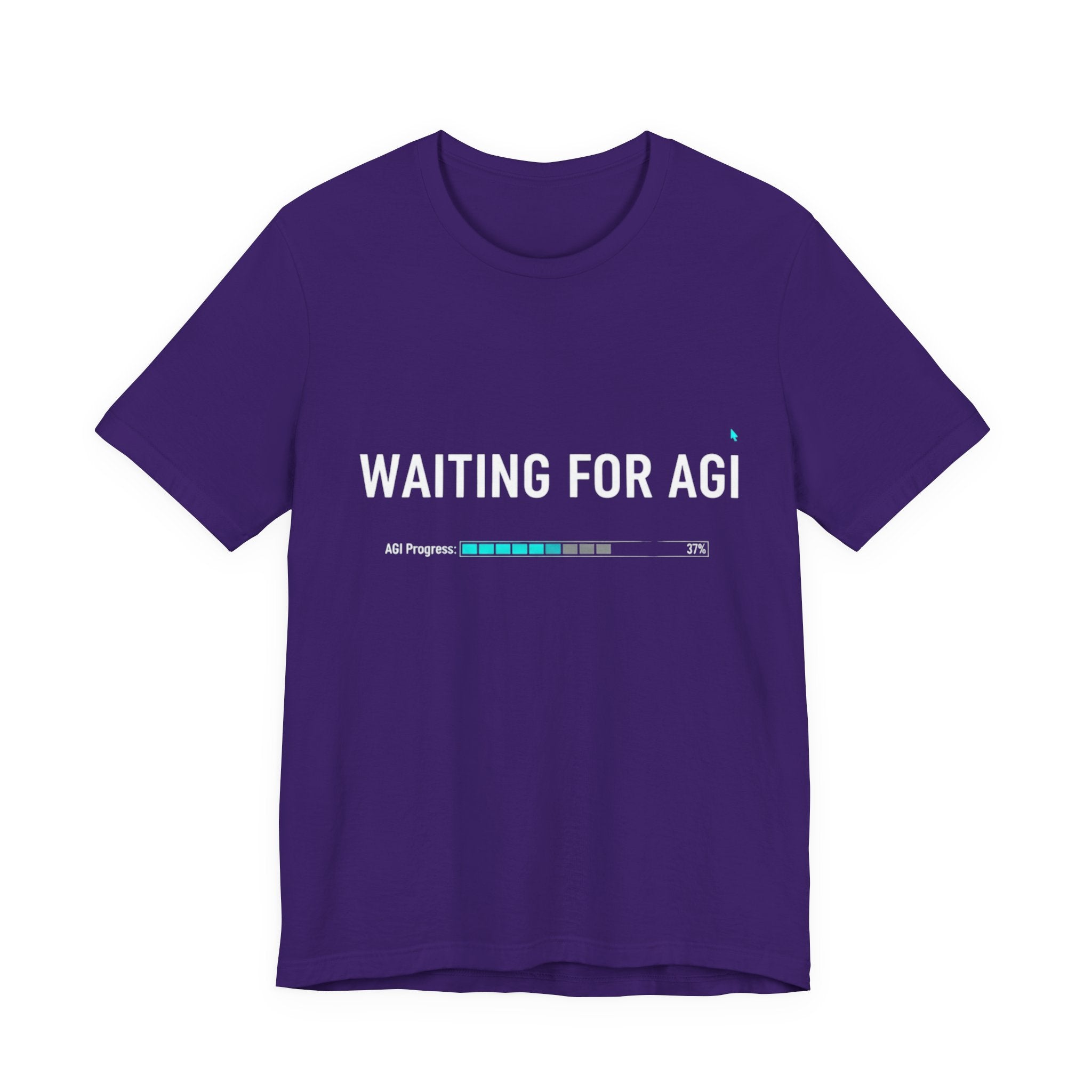 Waiting for AGI T-Shirt — Futuristic AI Humor Tee