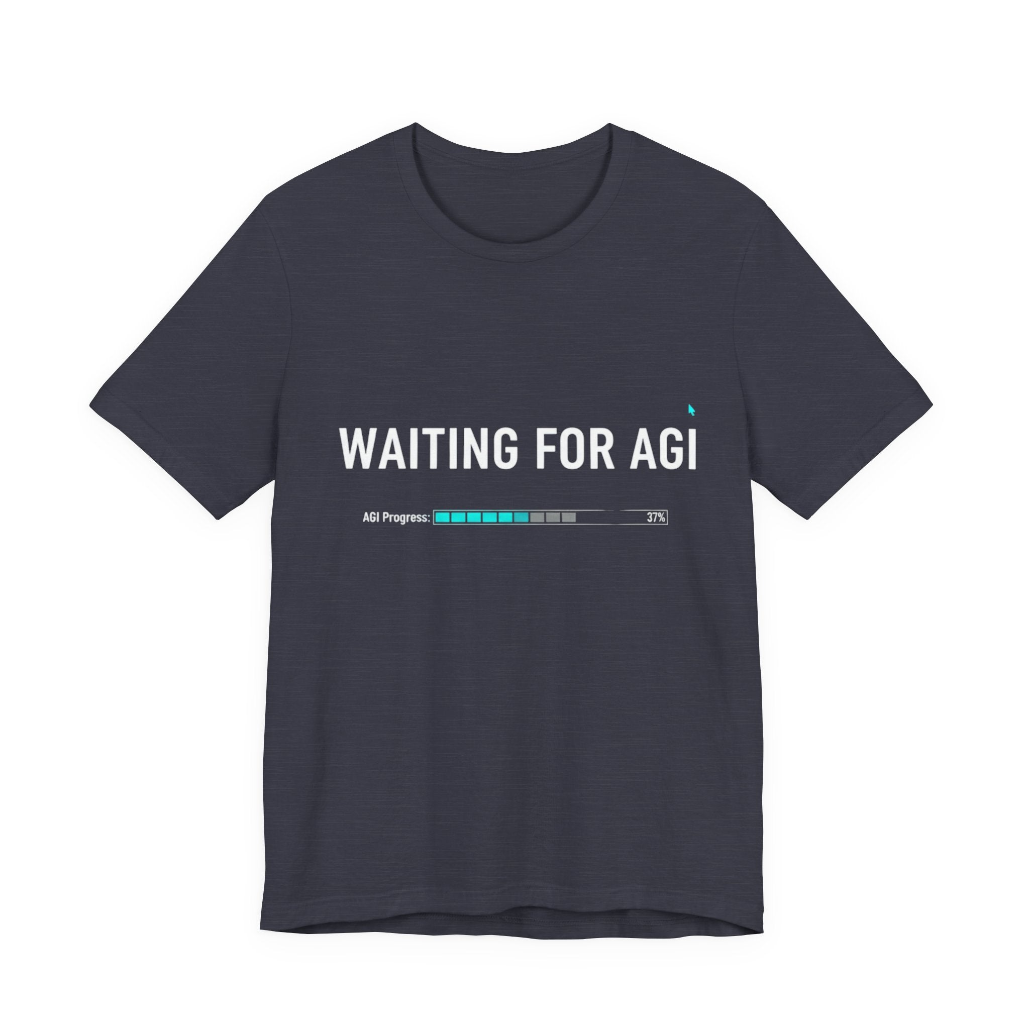 Waiting for AGI T-Shirt — Futuristic AI Humor Tee