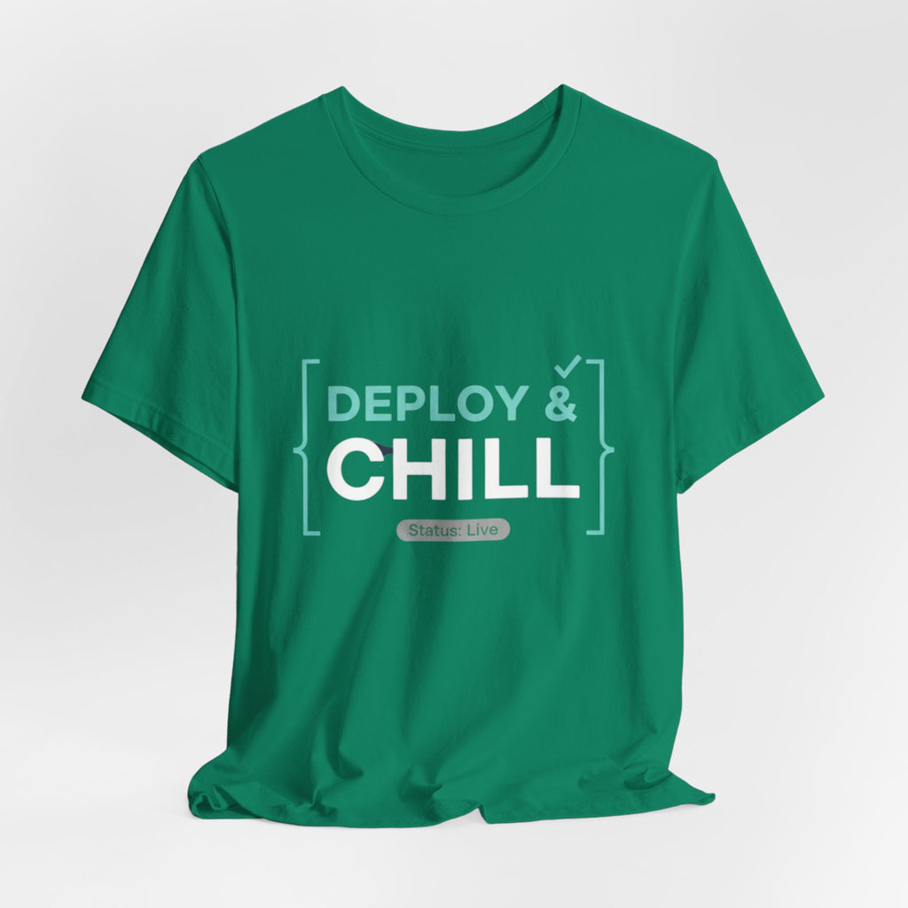 Deploy & Chill Tee — Military Deployment Relaxed Fit T-Shirt