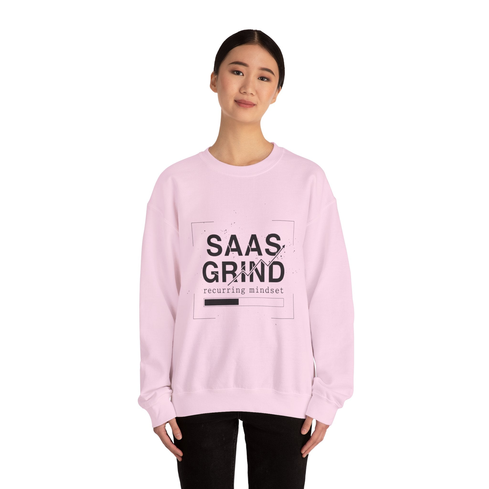 SAAS GRIND Sweatshirt — Hustle-Focused Crewneck for SaaS Founders