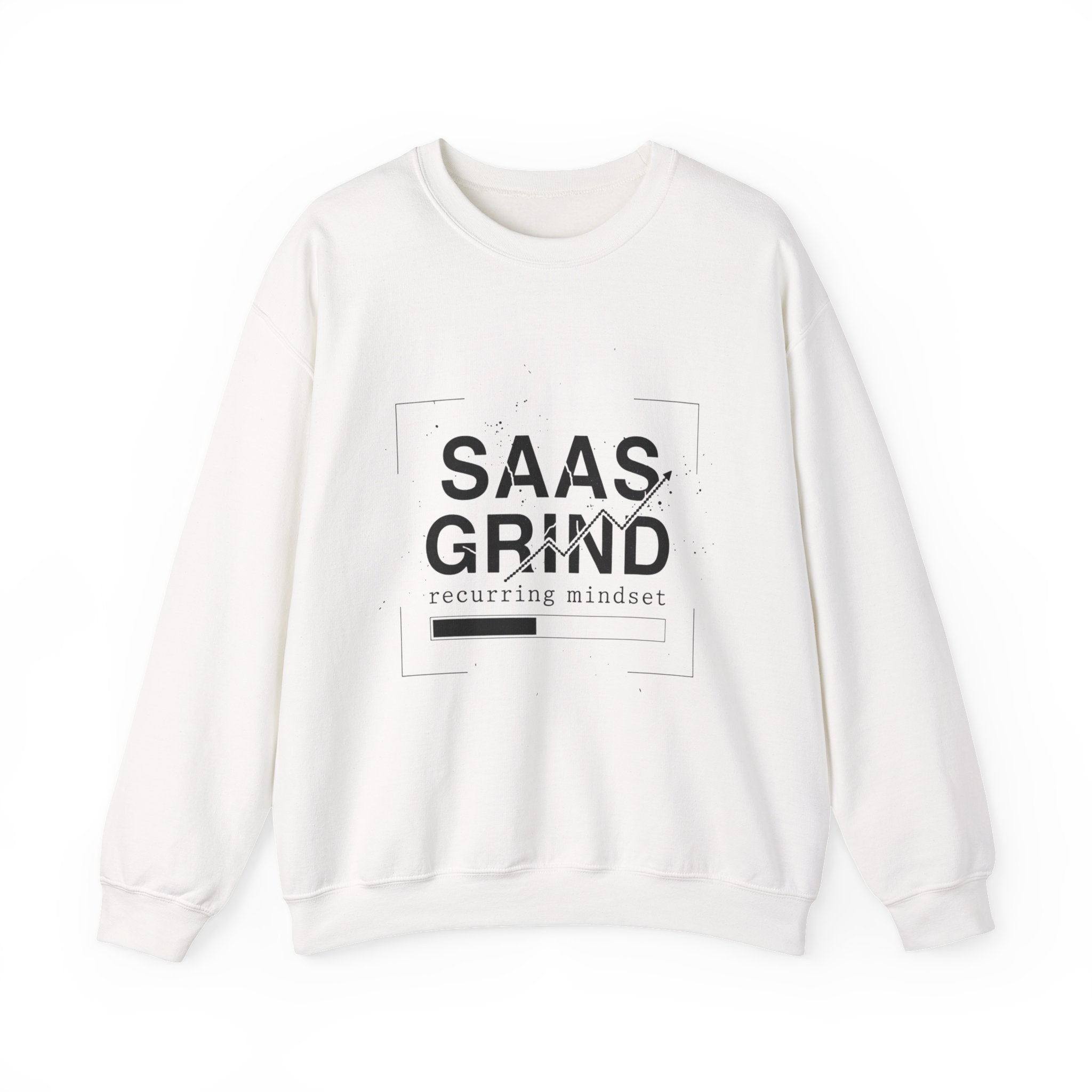 SAAS GRIND Sweatshirt — Hustle-Focused Crewneck for SaaS Founders