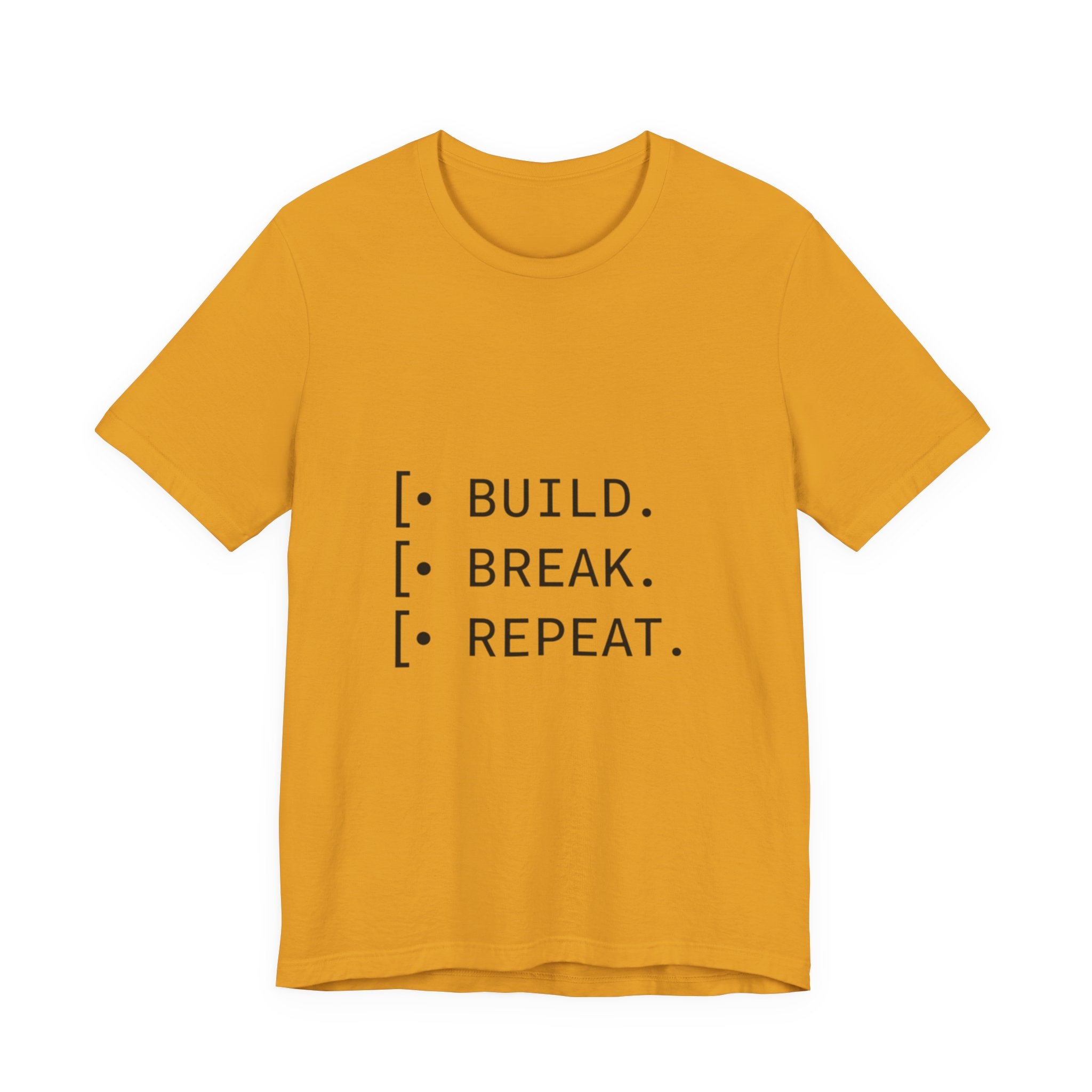 Software Dev Cycle Tee — Build, Break, Rebuild