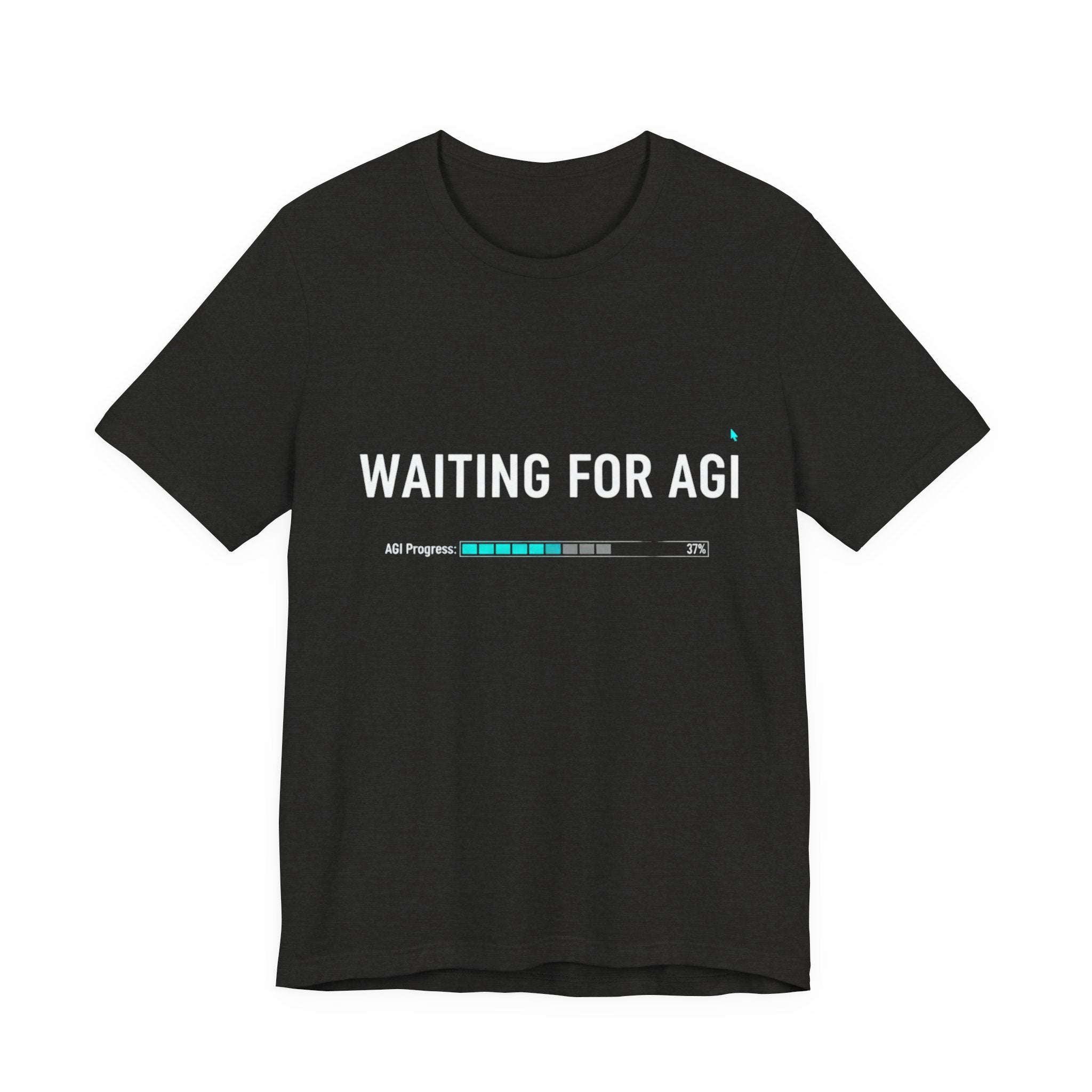 Waiting for AGI T-Shirt — Futuristic AI Humor Tee