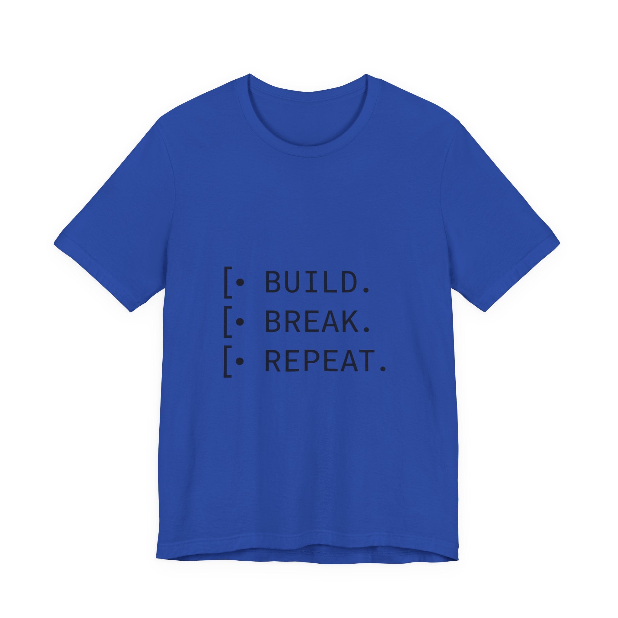 Software Dev Cycle Tee — Build, Break, Rebuild