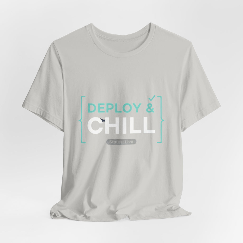 Deploy & Chill Tee — Military Deployment Relaxed Fit T-Shirt