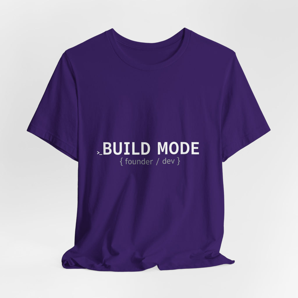 BUILD MODE Tee — Motivational 'BUILD MODE' Graphic T-Shirt