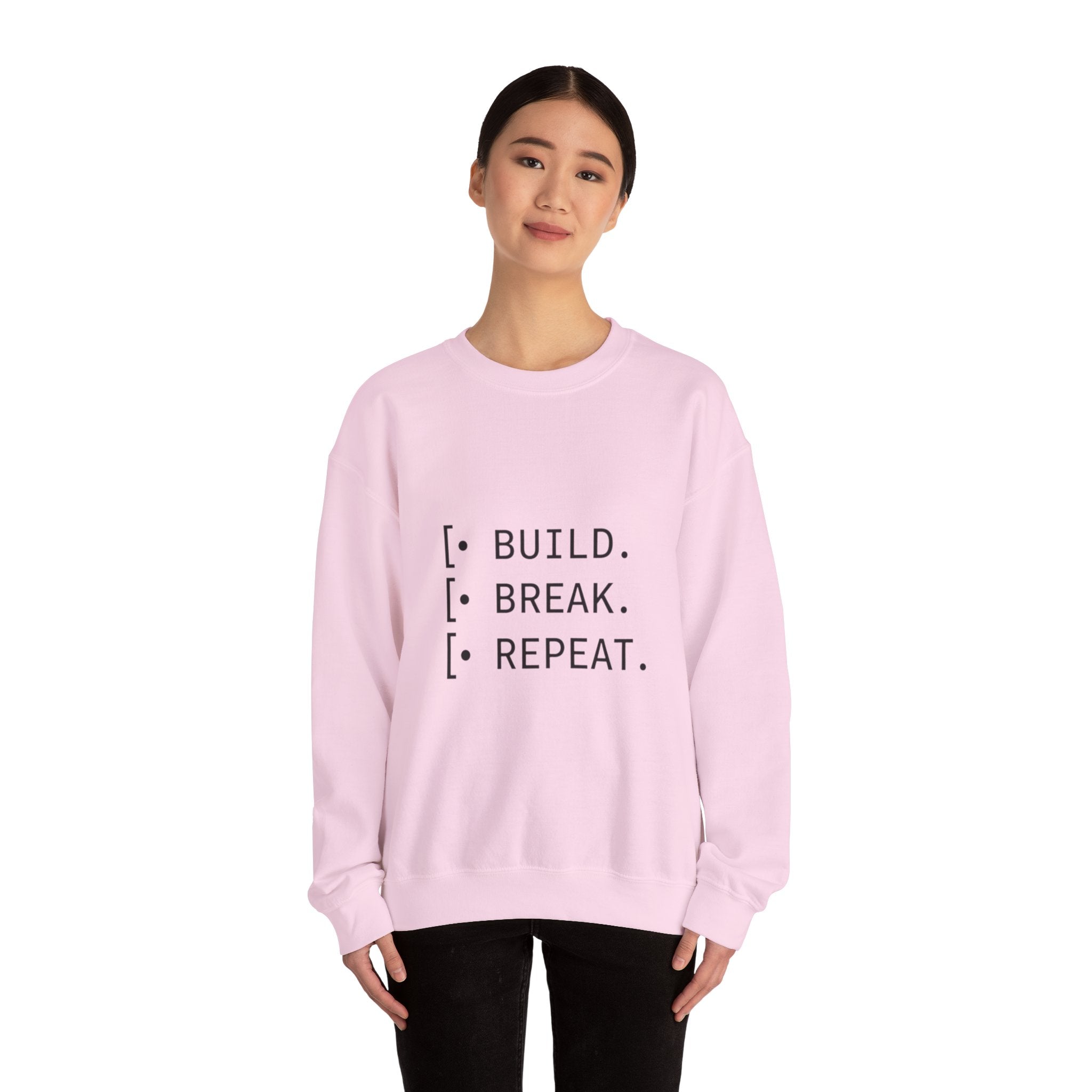 Endless Build Cycle Crewneck Sweatshirt — Build, Break, Rebuild