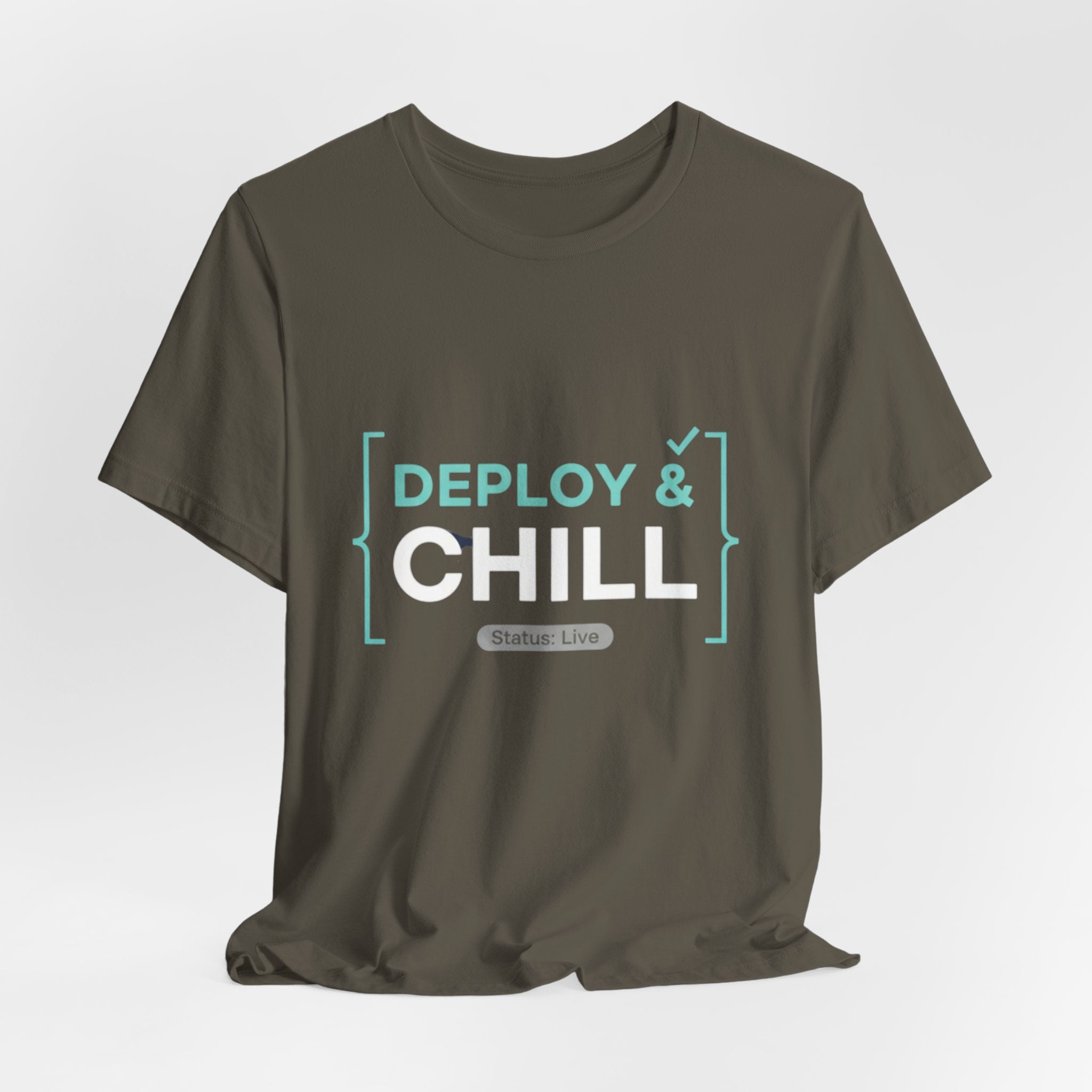Deploy & Chill Tee — Military Deployment Relaxed Fit T-Shirt