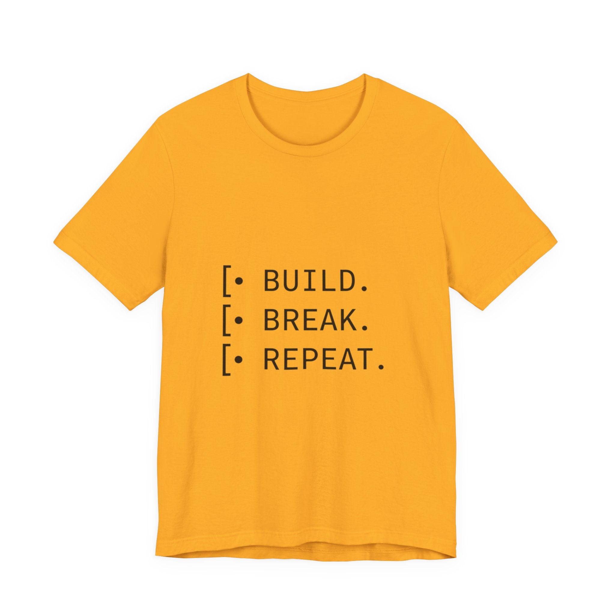 Software Dev Cycle Tee — Build, Break, Rebuild