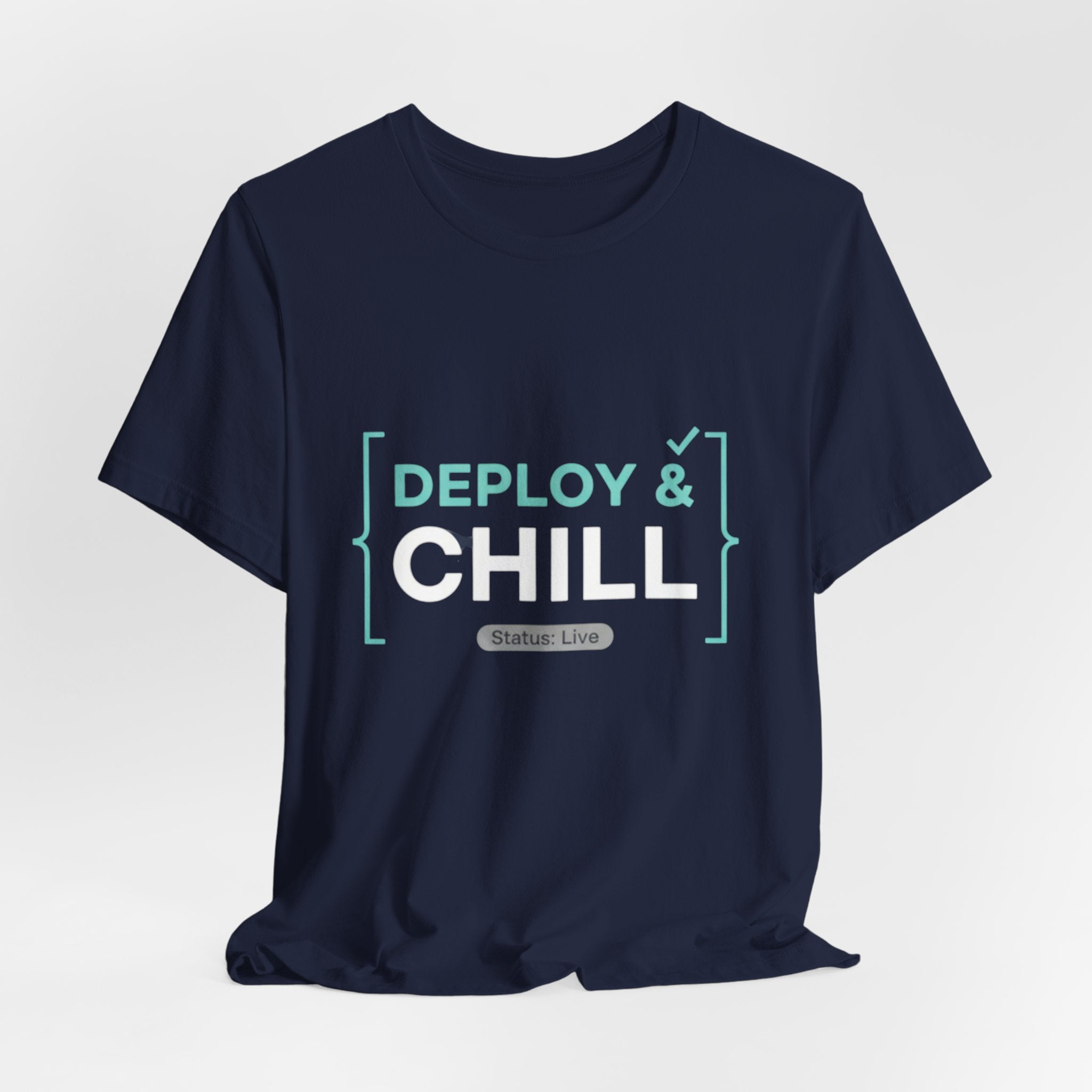 Deploy & Chill Tee — Military Deployment Relaxed Fit T-Shirt