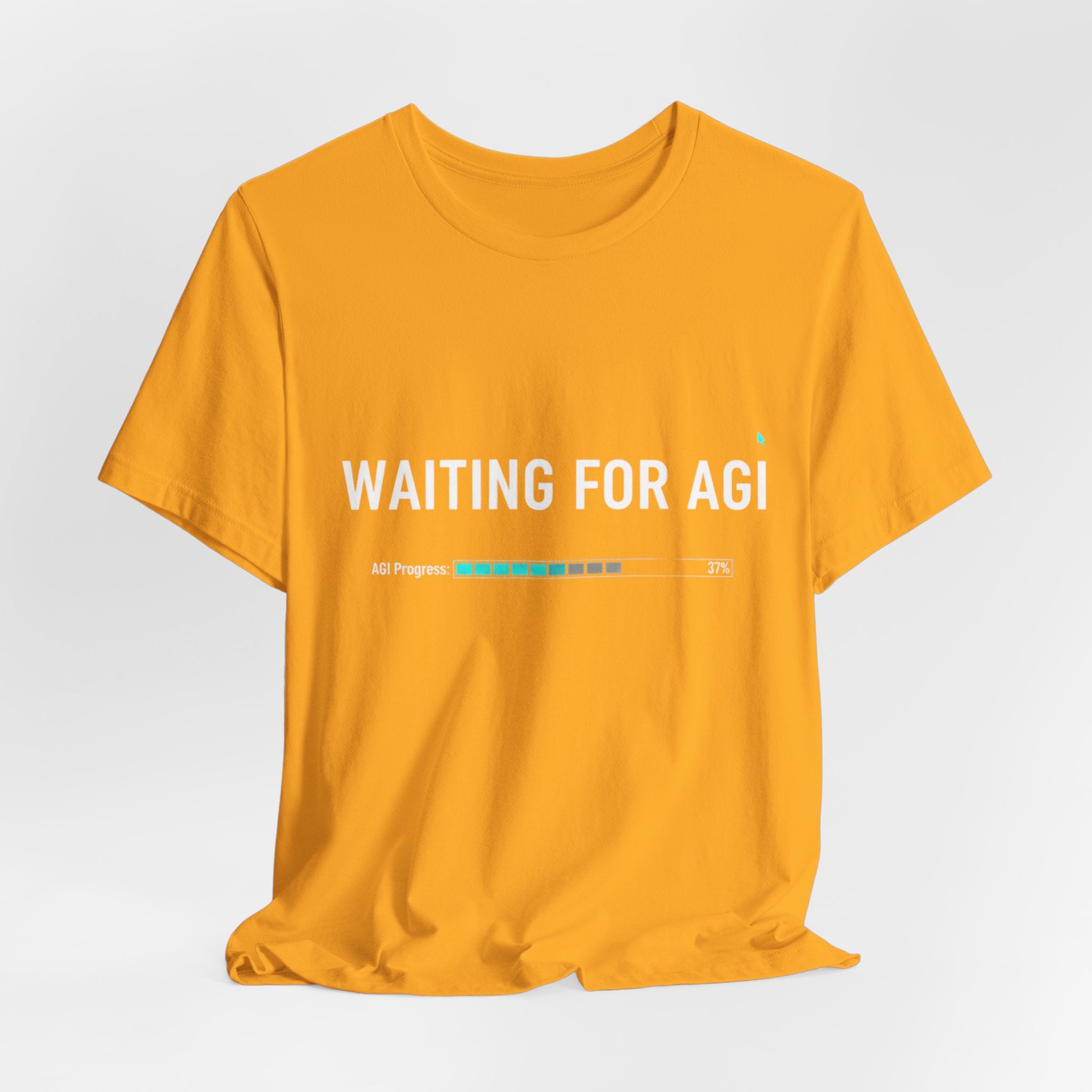 Waiting for AGI T-Shirt — Futuristic AI Humor Tee