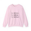 Endless Build Cycle Crewneck Sweatshirt — Build, Break, Rebuild