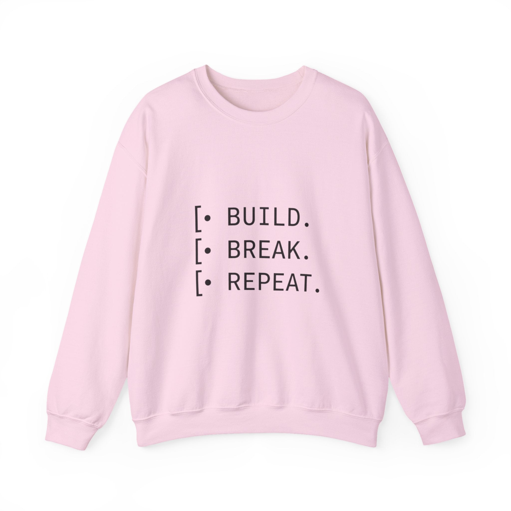 Endless Build Cycle Crewneck Sweatshirt — Build, Break, Rebuild