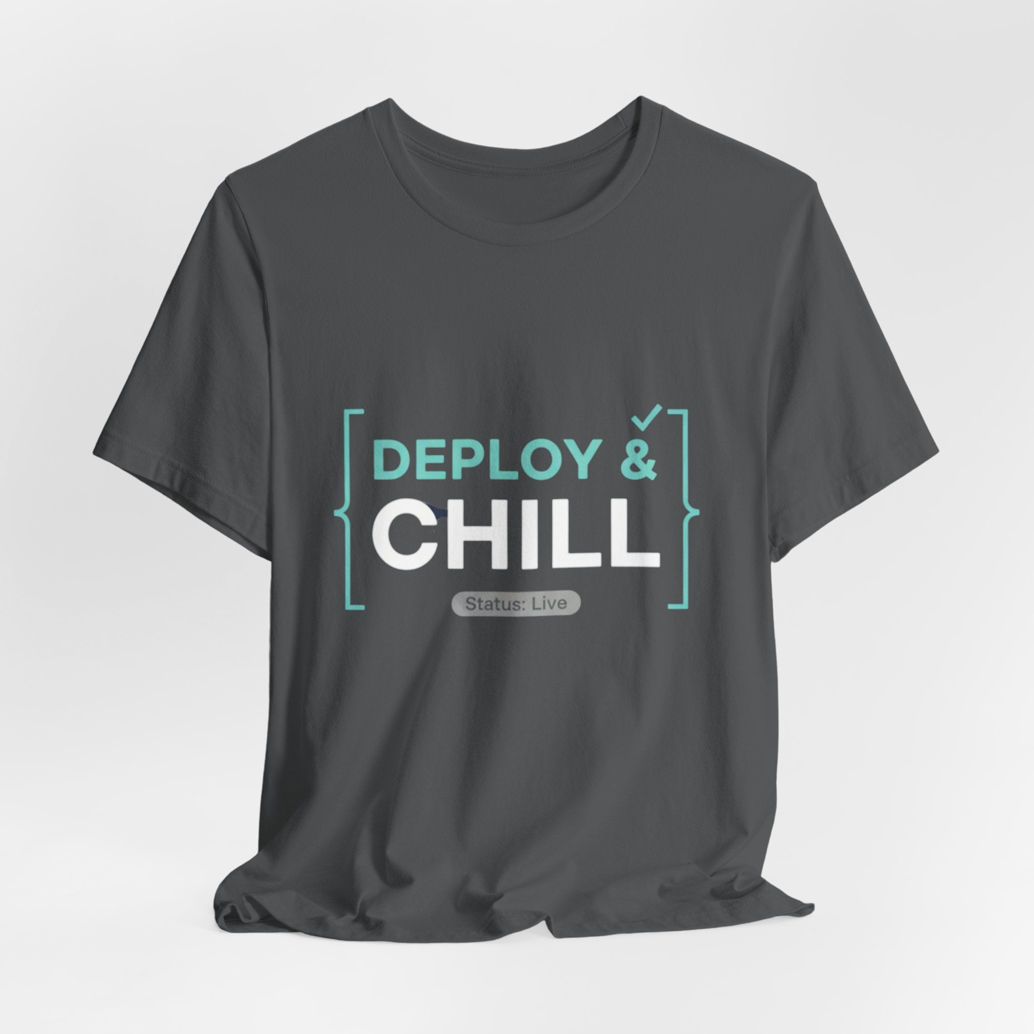 Deploy & Chill Tee — Military Deployment Relaxed Fit T-Shirt