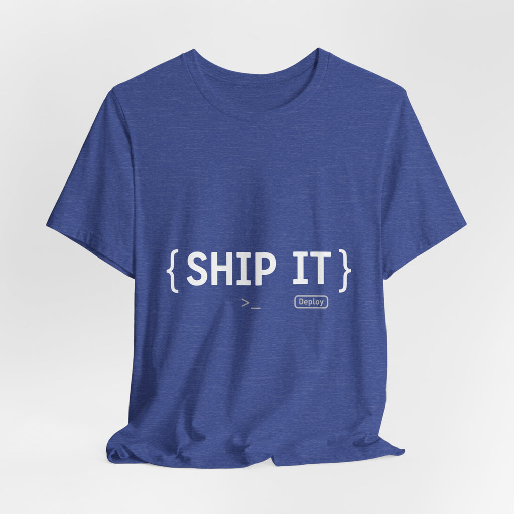 SHIP IT T-Shirt — Bold Graphic 'SHIP IT' Tee for Shippers & Packagers