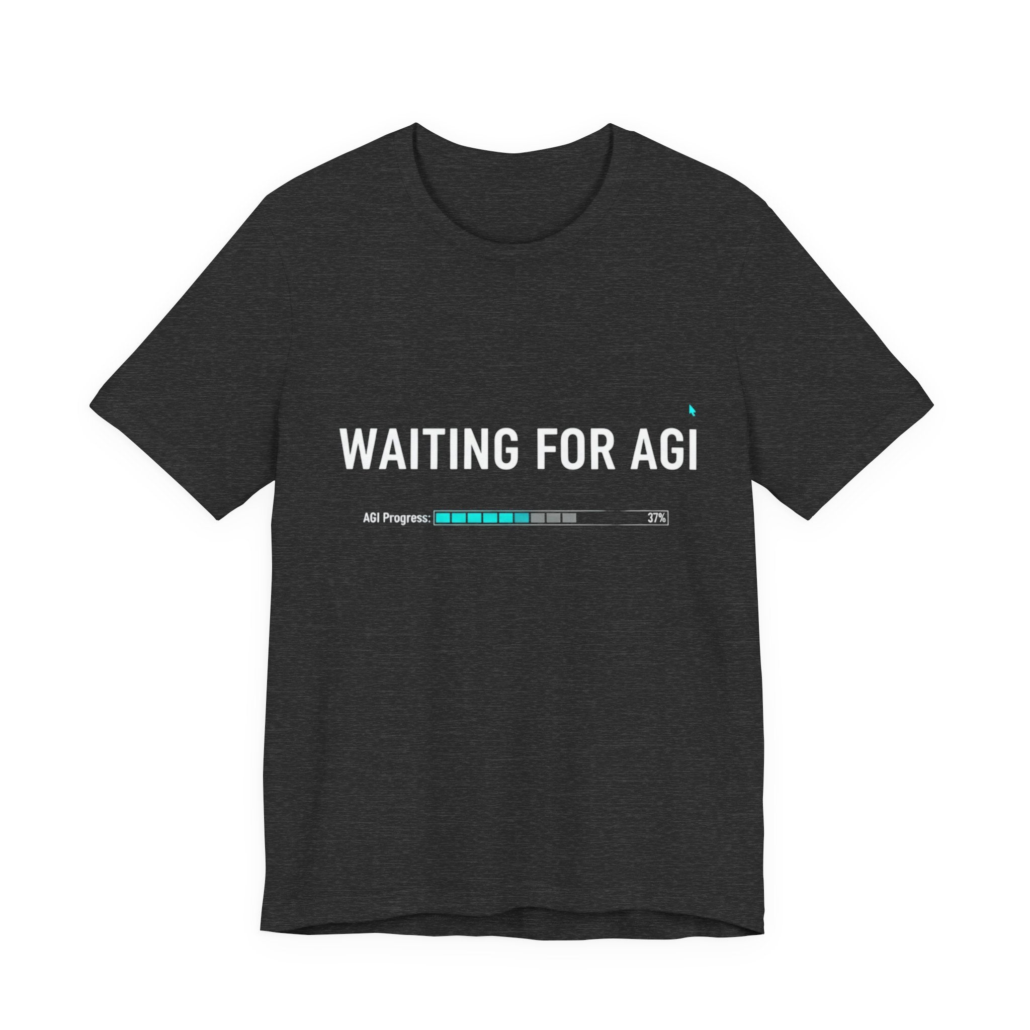 Waiting for AGI T-Shirt — Futuristic AI Humor Tee