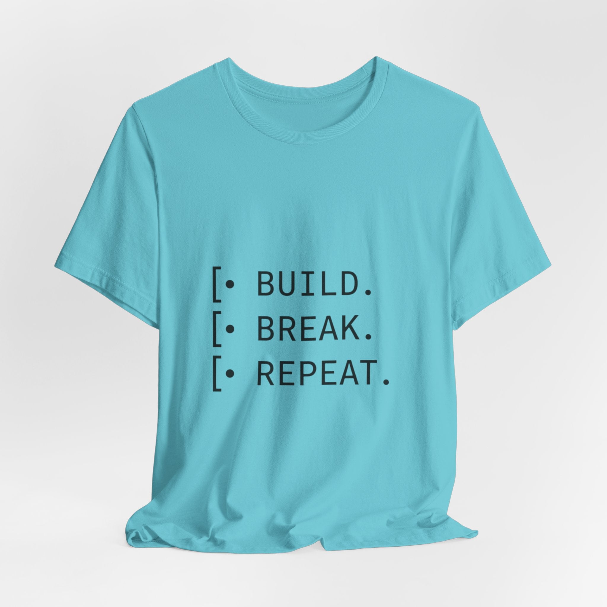 Software Dev Cycle Tee — Build, Break, Rebuild