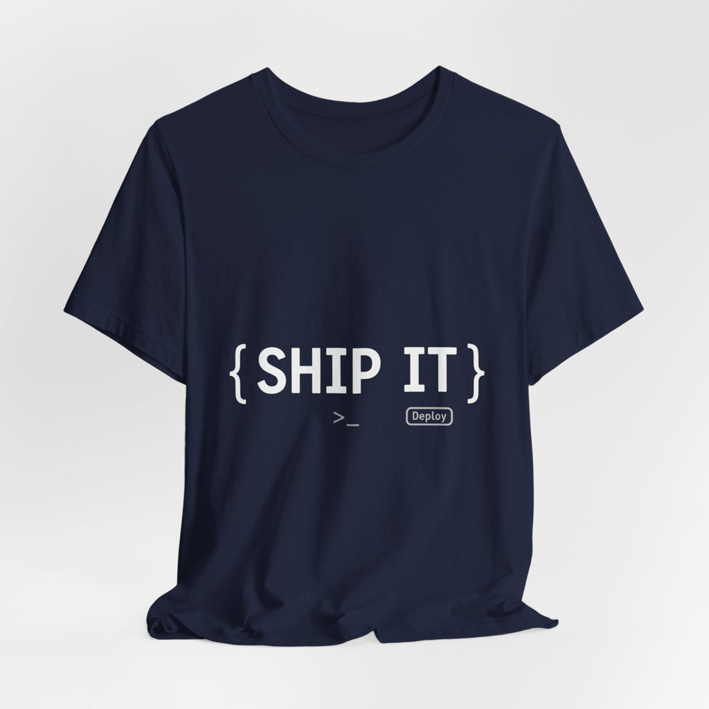 SHIP IT T-Shirt — Bold Graphic 'SHIP IT' Tee for Shippers & Packagers