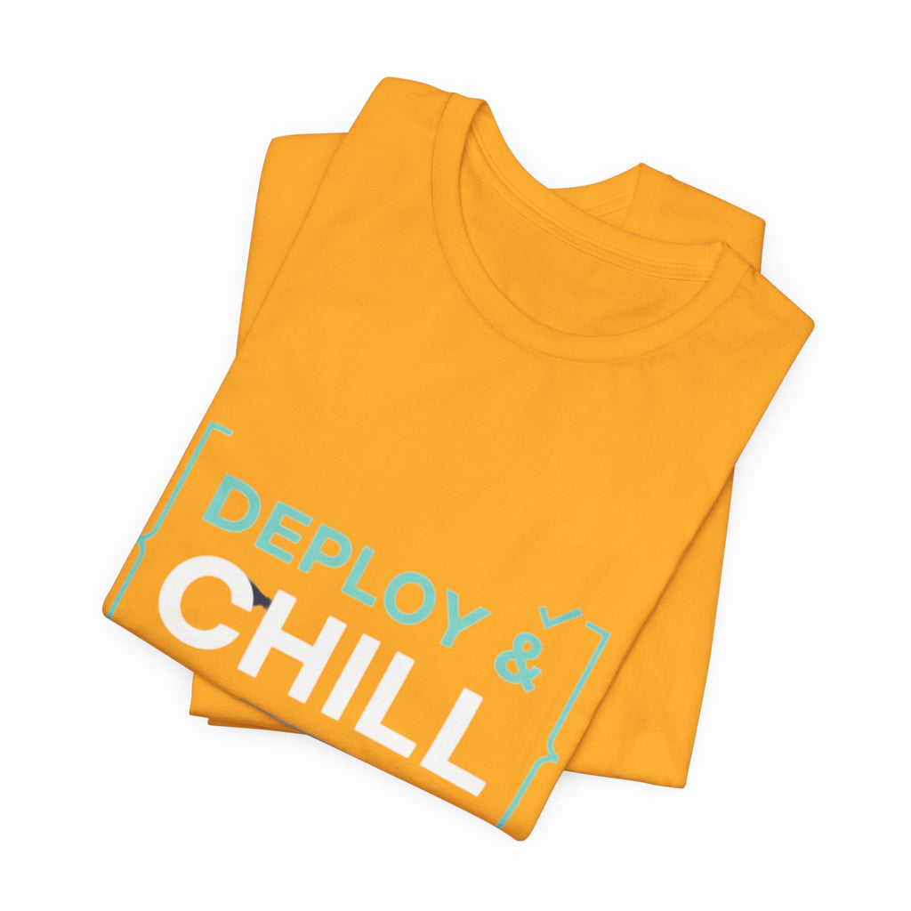 Deploy & Chill Tee — Military Deployment Relaxed Fit T-Shirt