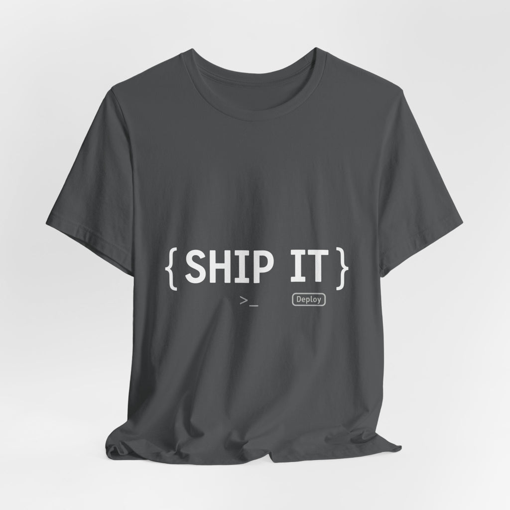 SHIP IT T-Shirt — Bold Graphic 'SHIP IT' Tee for Shippers & Packagers