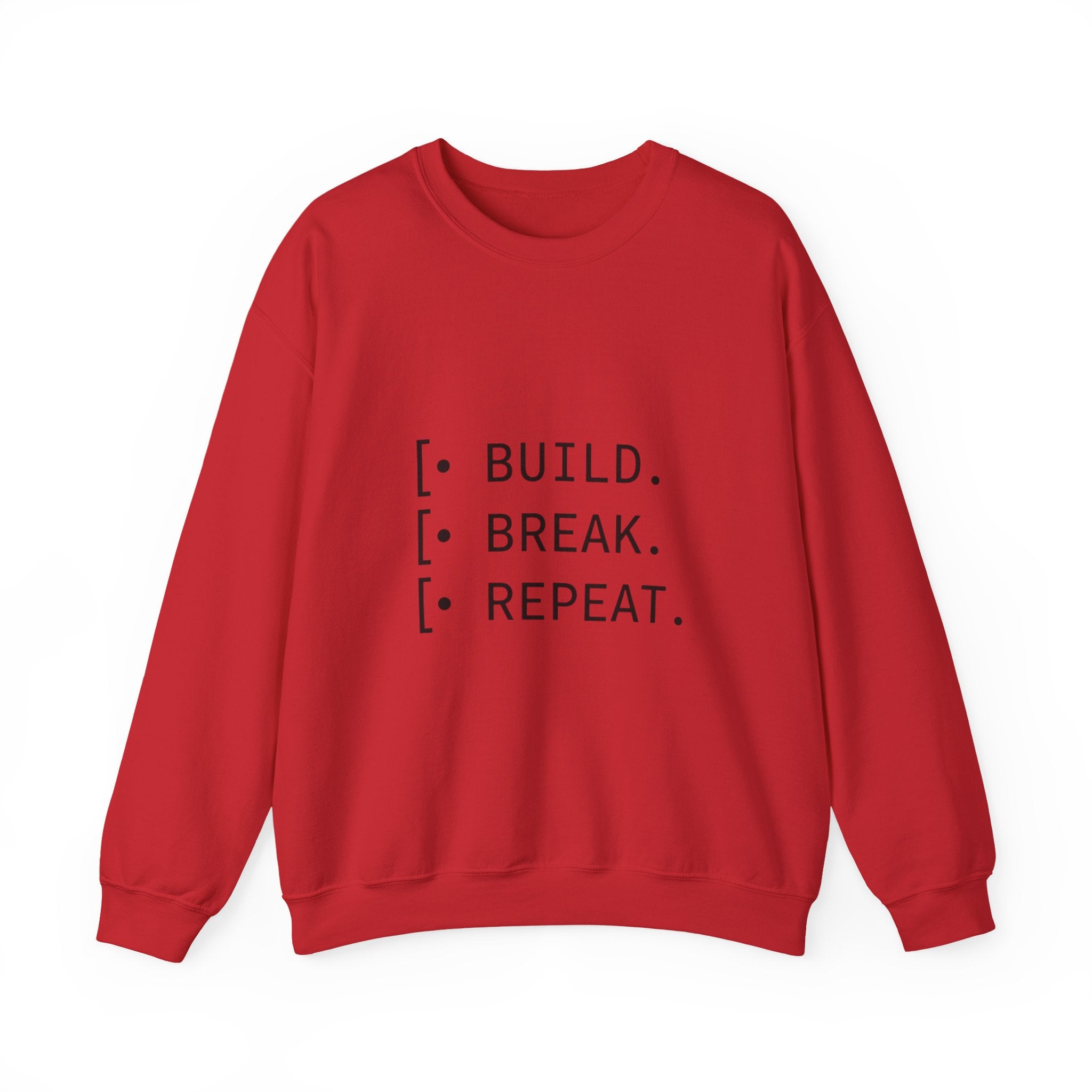 Endless Build Cycle Crewneck Sweatshirt — Build, Break, Rebuild