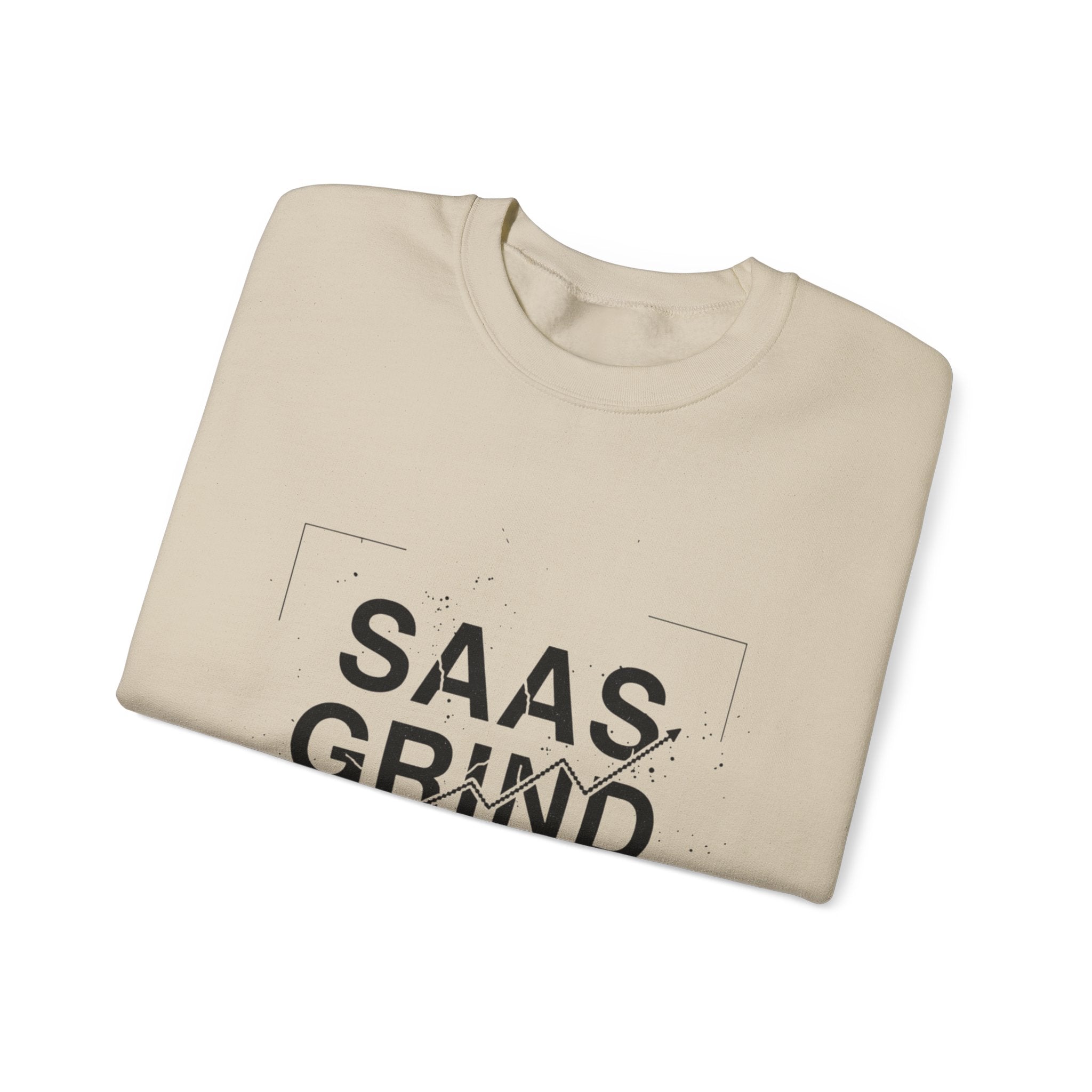 SAAS GRIND Sweatshirt — Hustle-Focused Crewneck for SaaS Founders