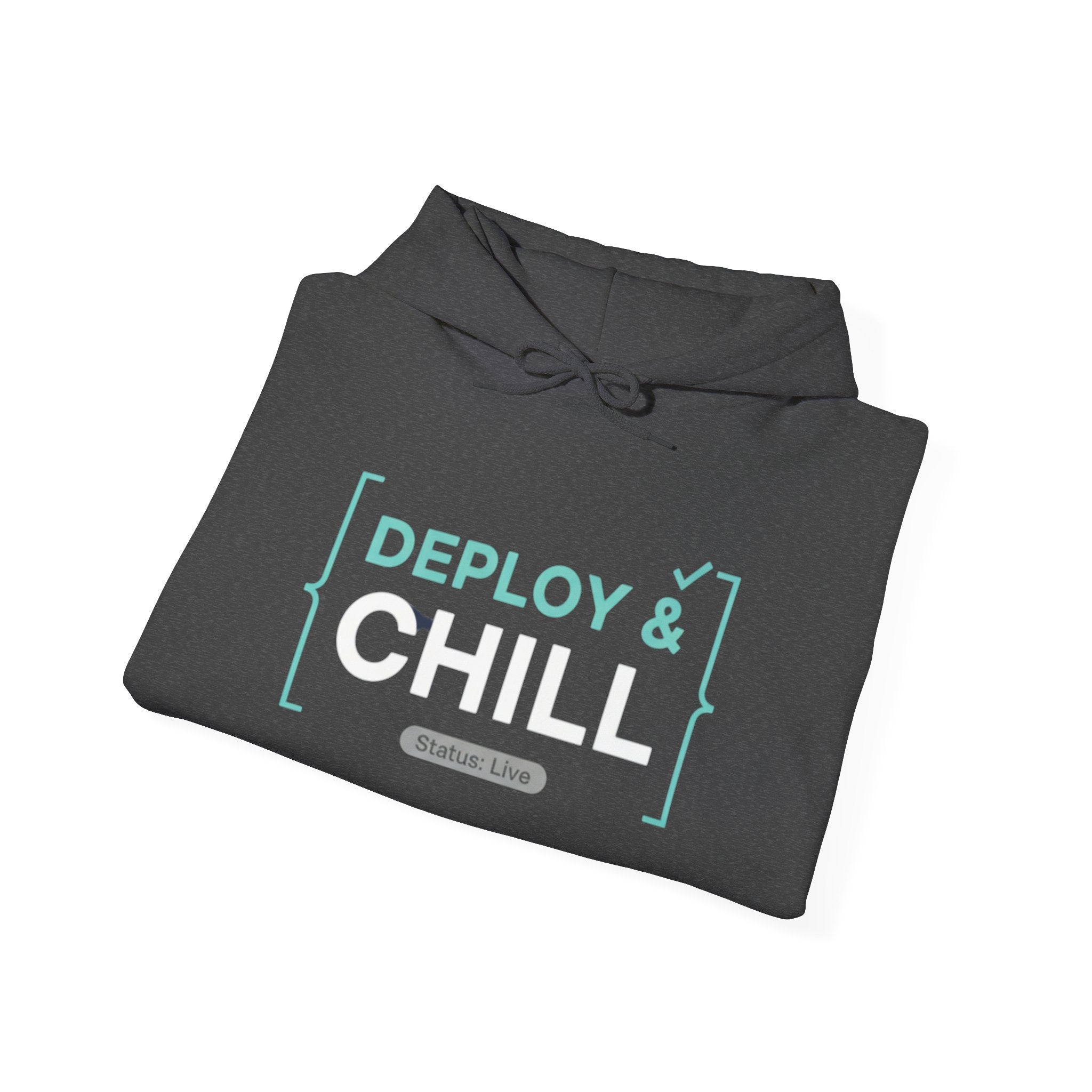 DEPLOY & CHILL Hoodie — Dev Ops & Software Engineer Pullover
