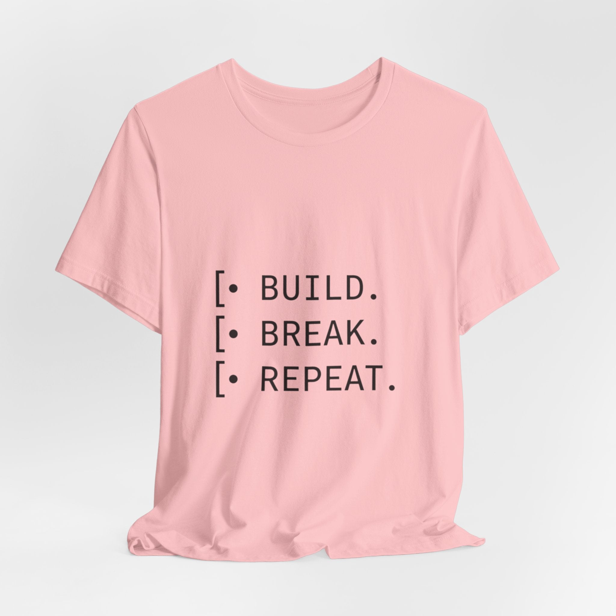 Software Dev Cycle Tee — Build, Break, Rebuild