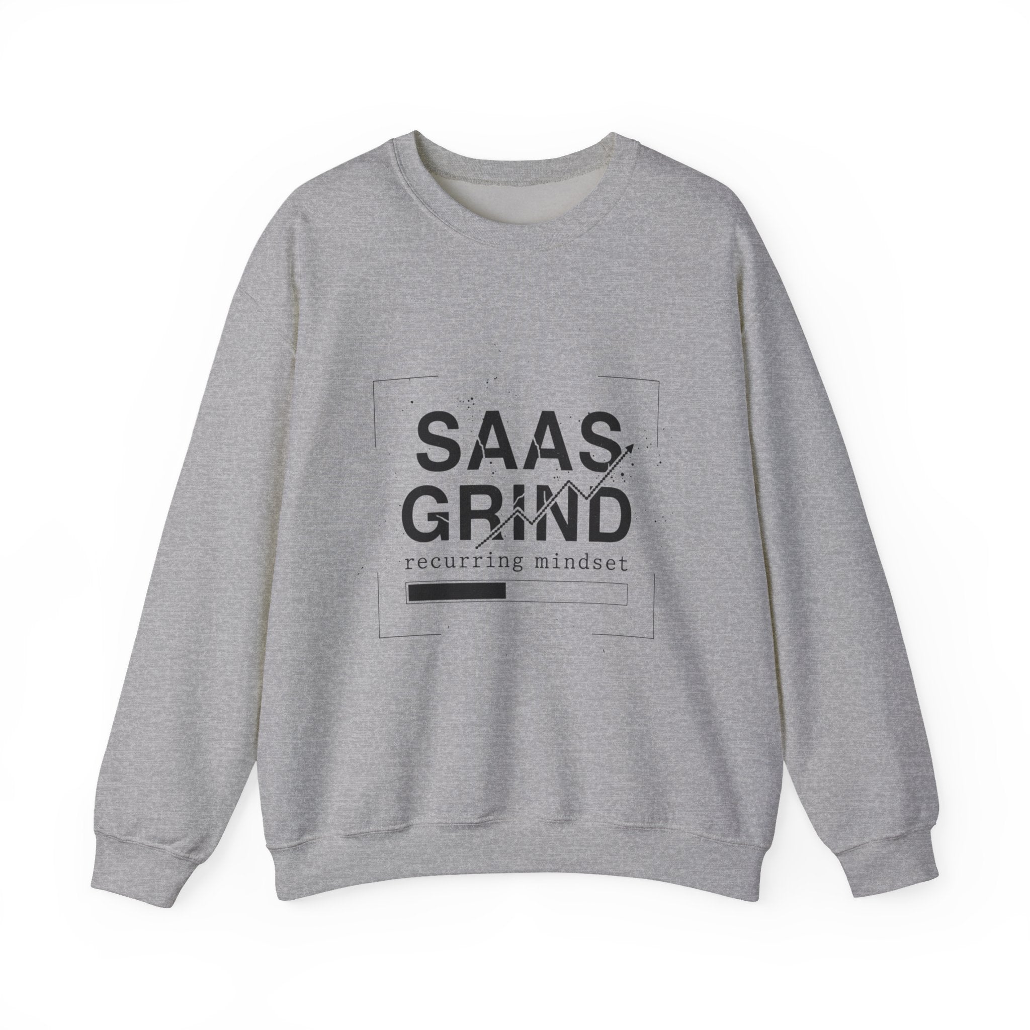 SAAS GRIND Sweatshirt — Hustle-Focused Crewneck for SaaS Founders