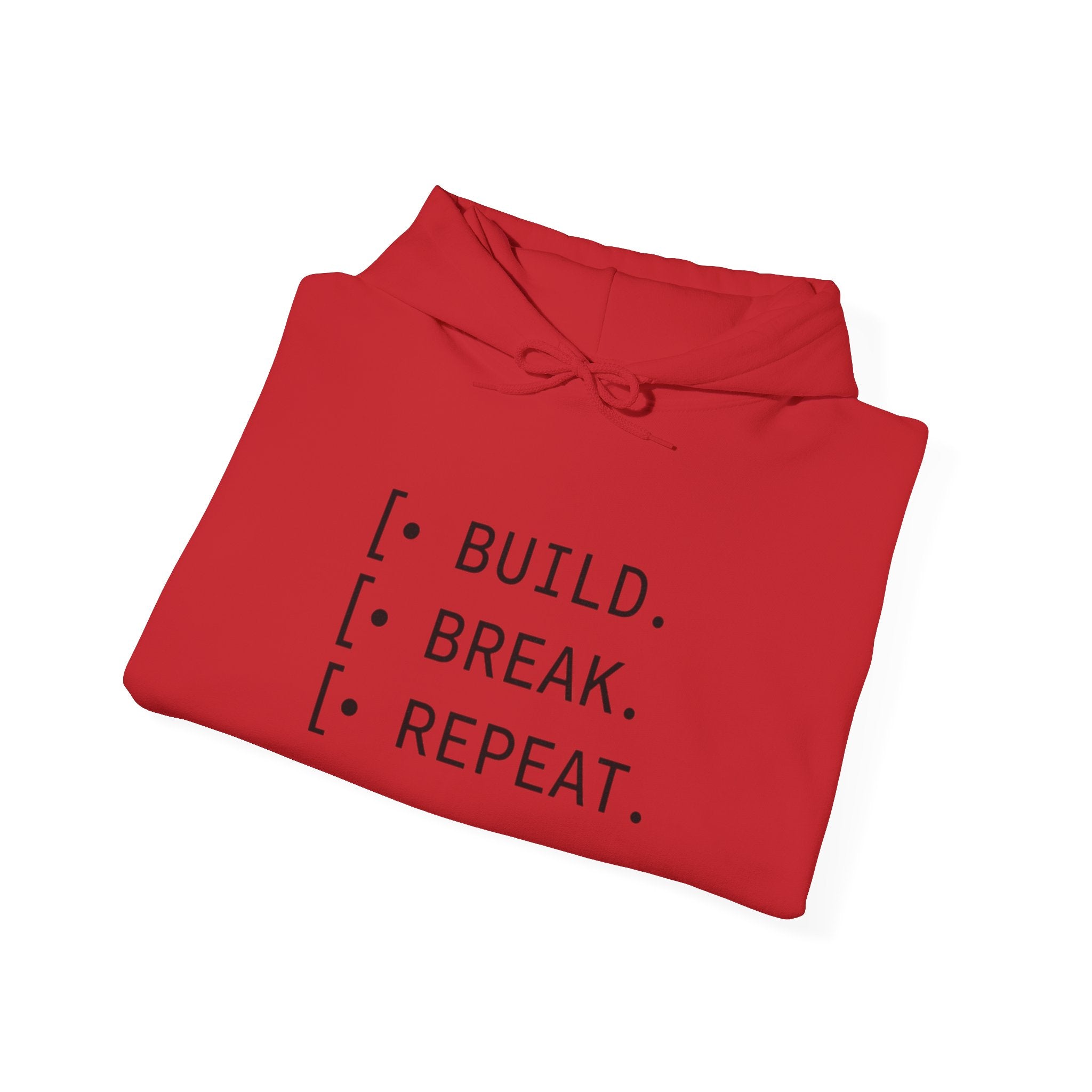 Cycle of Build, Break, Rebuild Hoodie — Software Dev & Entrepreneur Sweatshirt