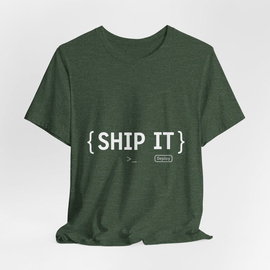 SHIP IT T-Shirt — Bold Graphic 'SHIP IT' Tee for Shippers & Packagers