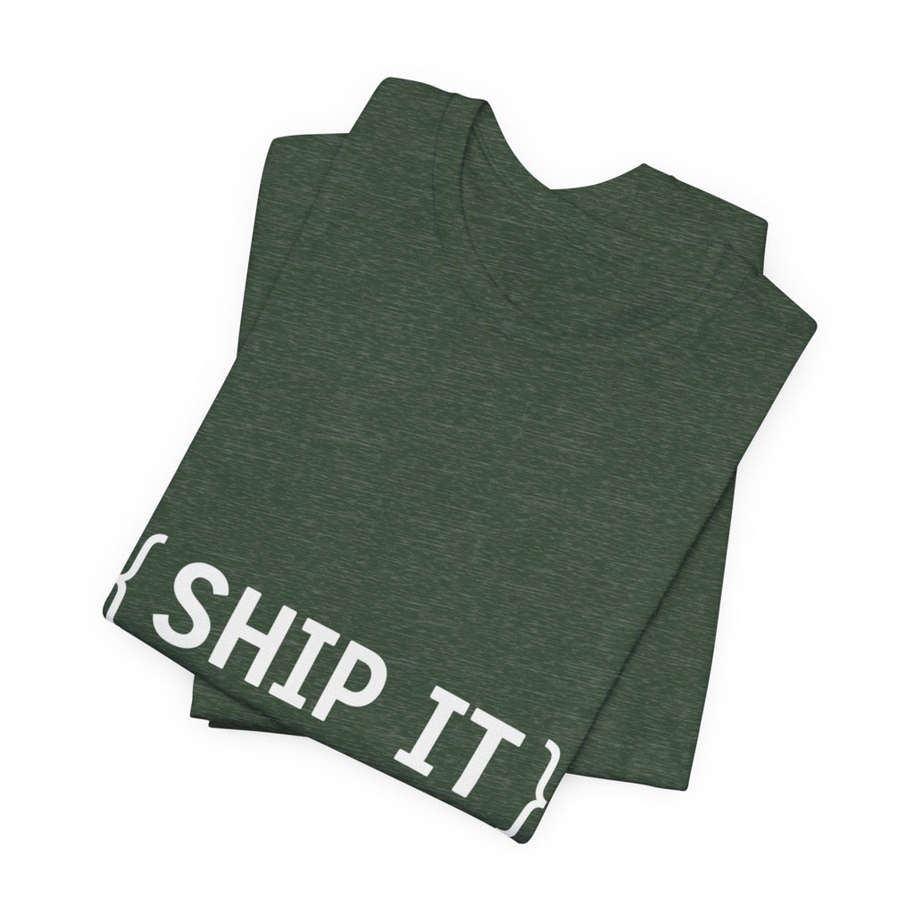 SHIP IT T-Shirt — Bold Graphic 'SHIP IT' Tee for Shippers & Packagers