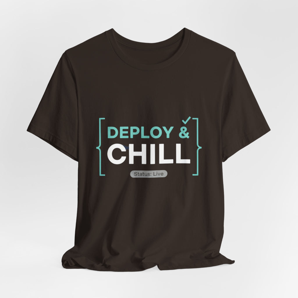Deploy & Chill Tee — Military Deployment Relaxed Fit T-Shirt