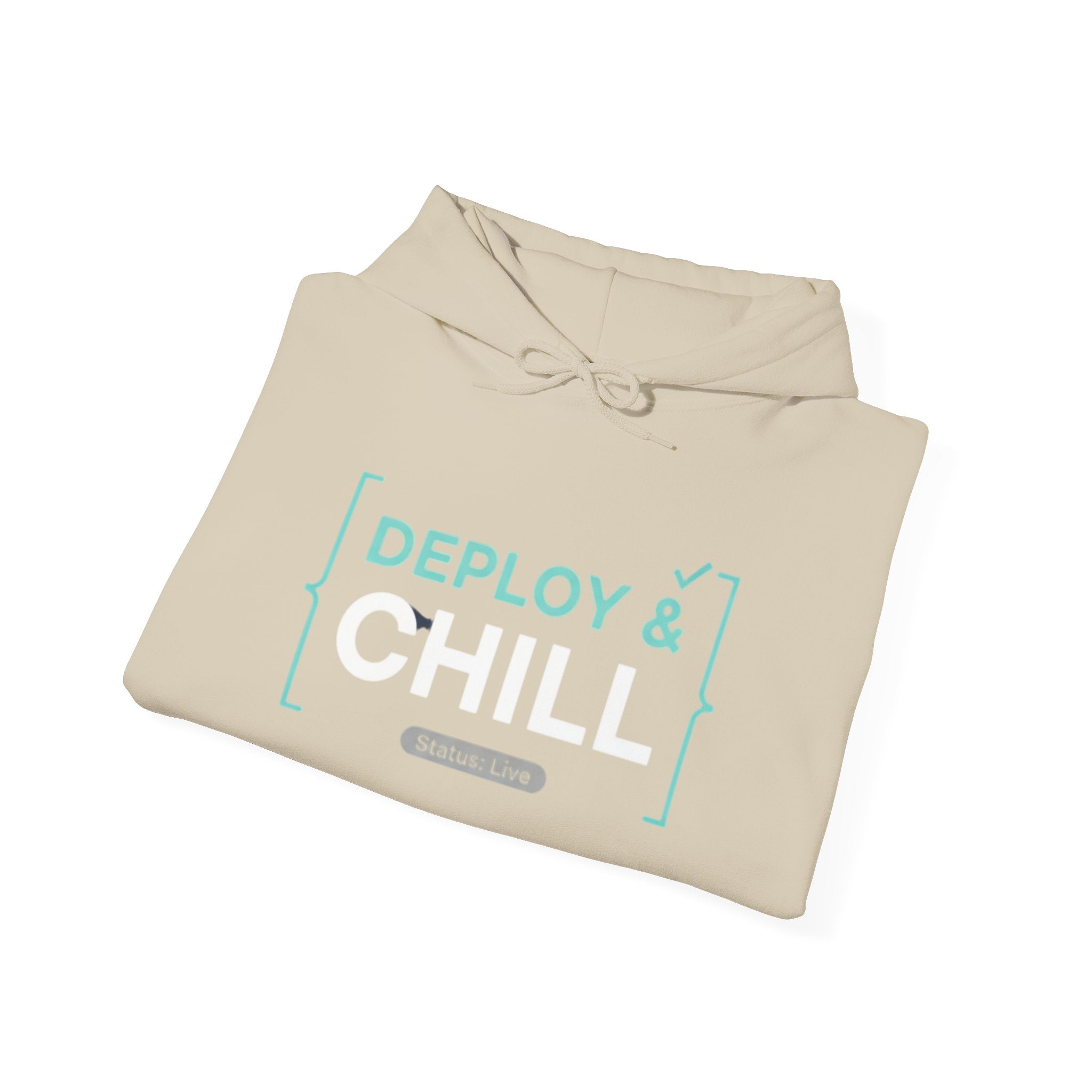 DEPLOY & CHILL Hoodie — Dev Ops & Software Engineer Pullover