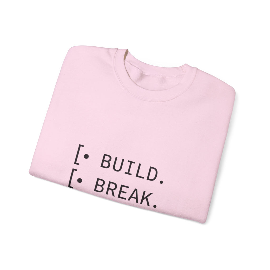 Endless Build Cycle Crewneck Sweatshirt — Build, Break, Rebuild